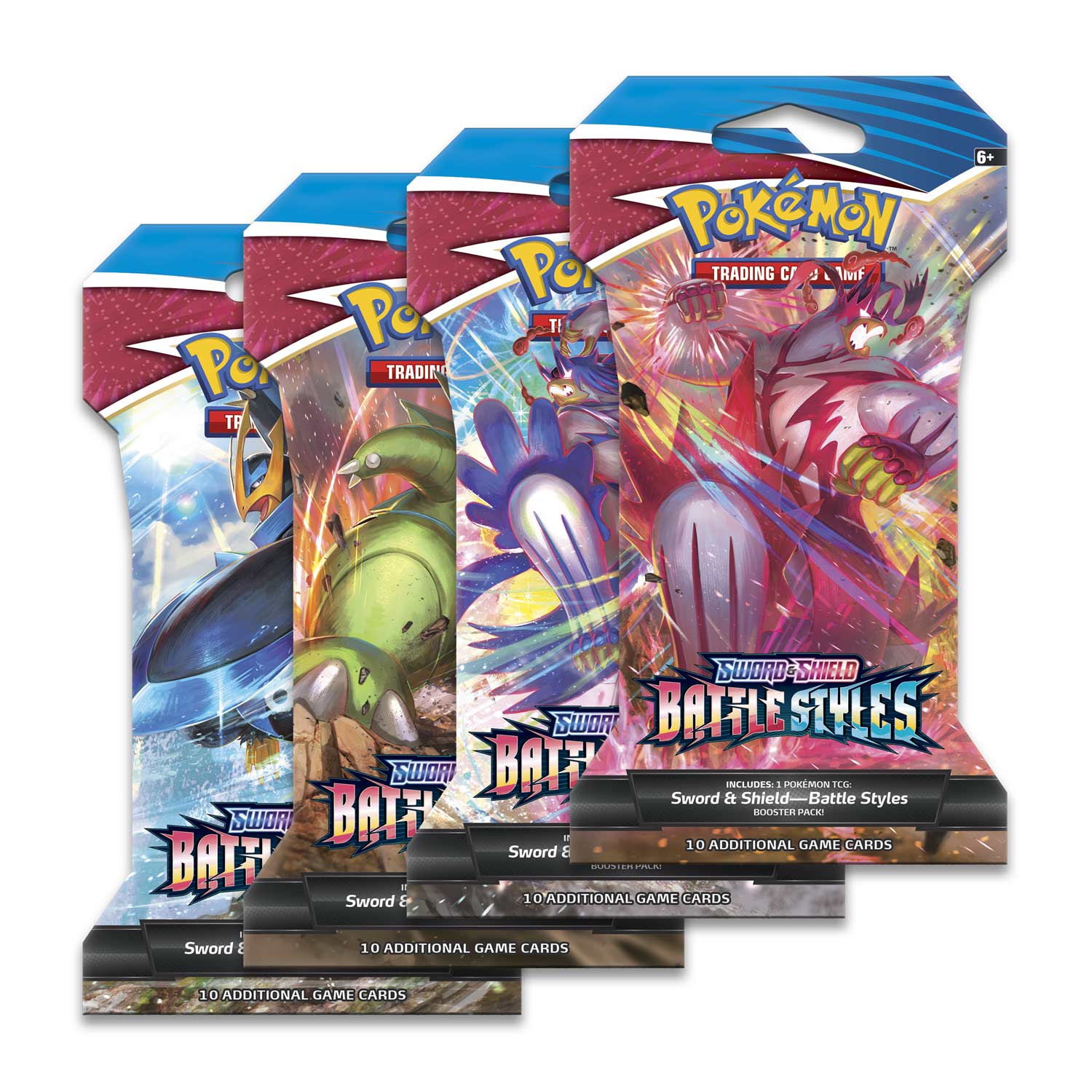 Pokémon TCG: Sword & Shield Battle Styles Sleeved Booster Pack (10 Cards). Pokémon Center Canada Official Site