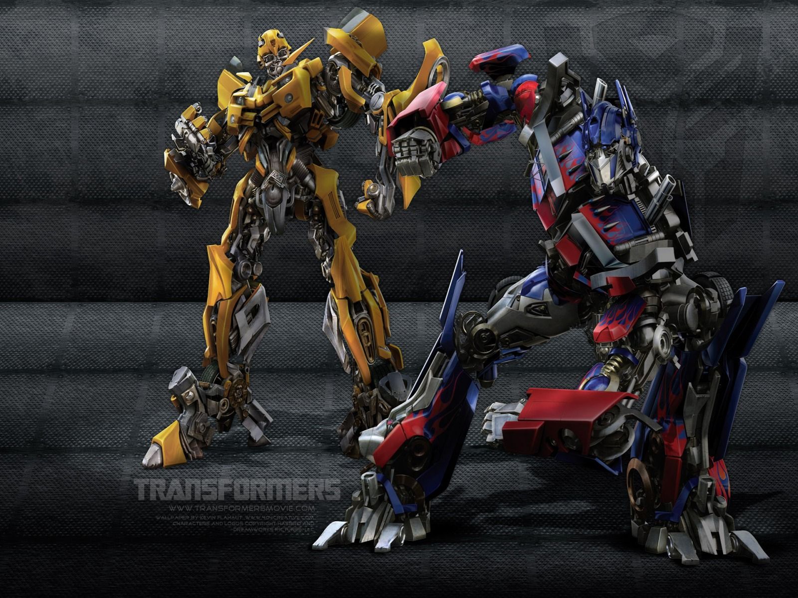 Bumblebee Optimus Wallpaper Transformers Movies Wallpaper in jpg format for free download
