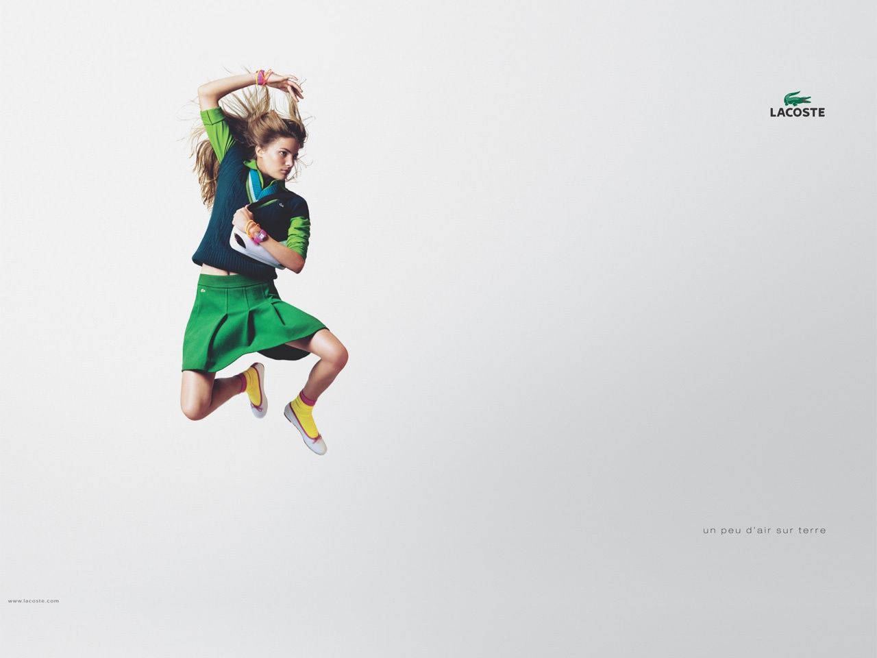 Fly woman LACOSTE wallpaper. Fly woman LACOSTE