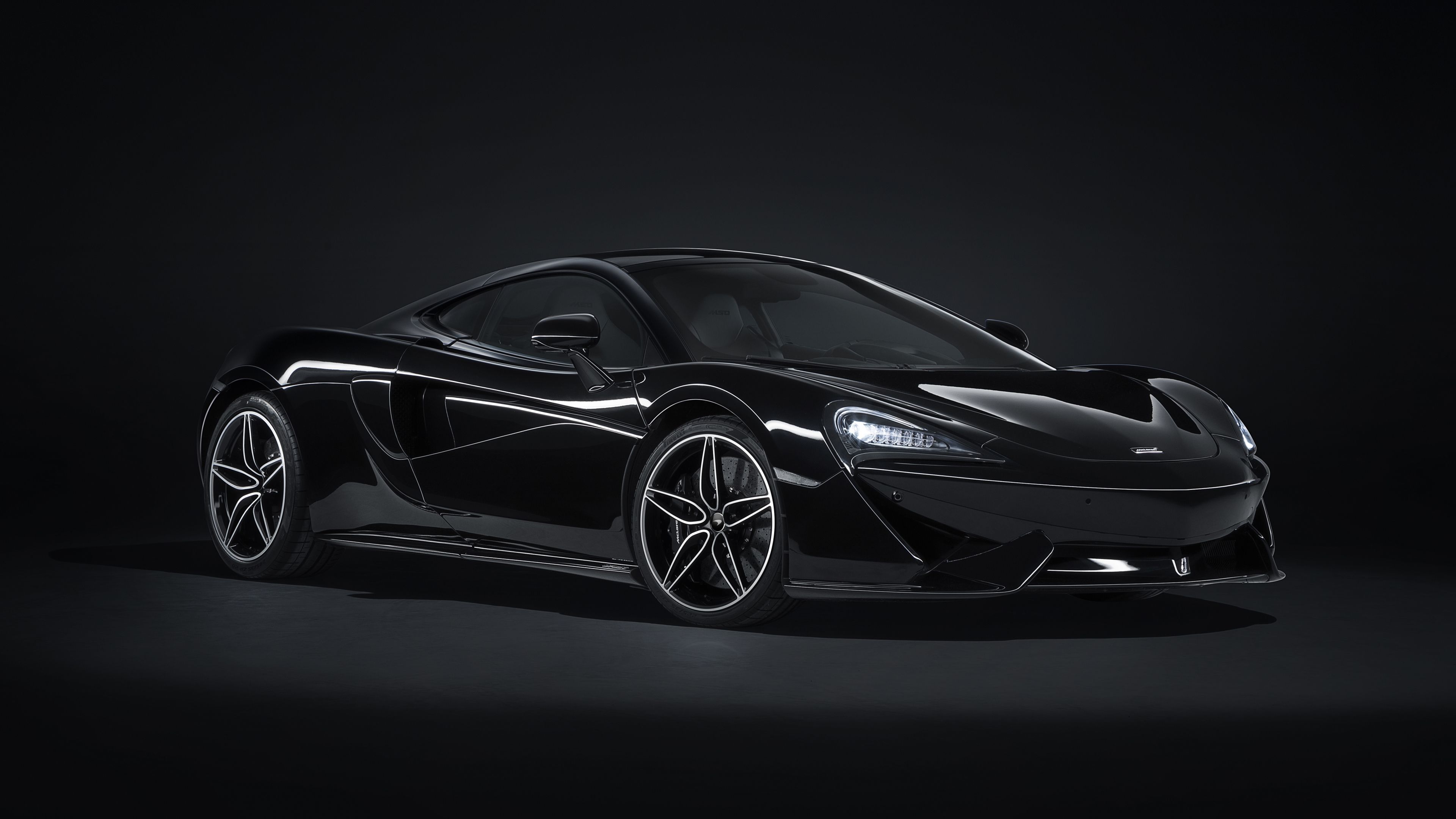 MSO McLaren 720S Black 4K Wallpaper. HD Car Wallpaper