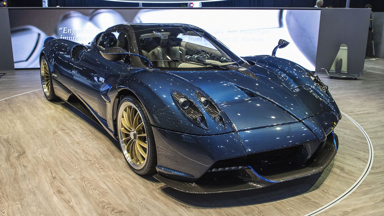 Pagani Huayra Roadster geneva auto cars show 2017 wallpaperx1080