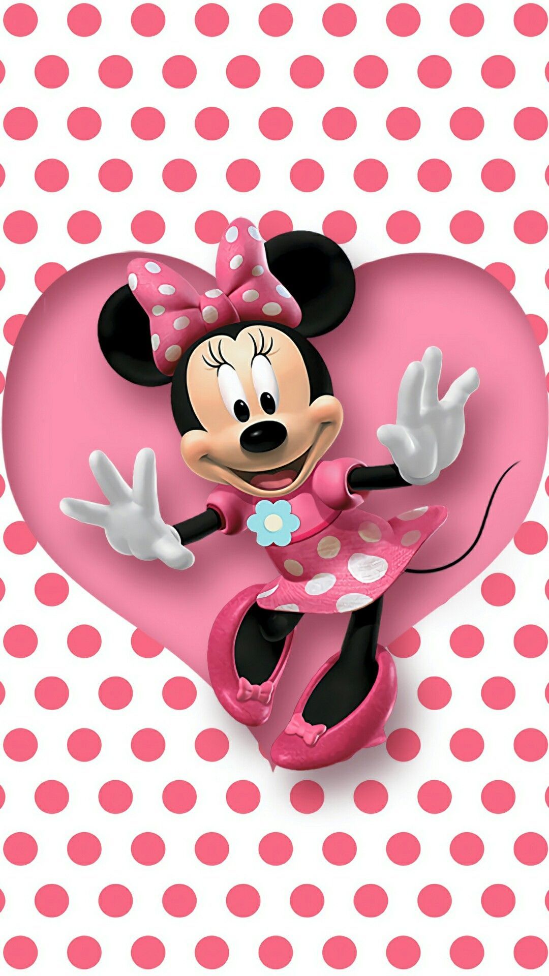 Polka Dot Minnie Mouse Image. Minnie mouse image, Minnie mouse picture, Minnie mouse cartoons