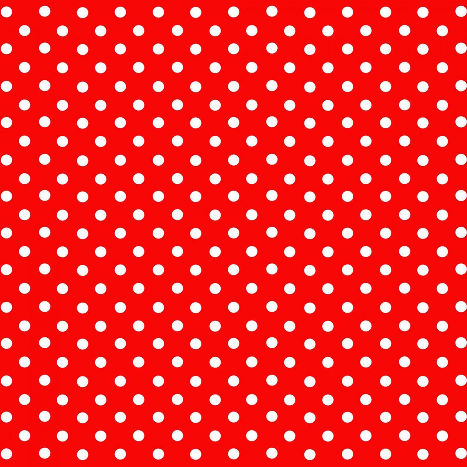 Red Minnie Mouse Polka Dots Background