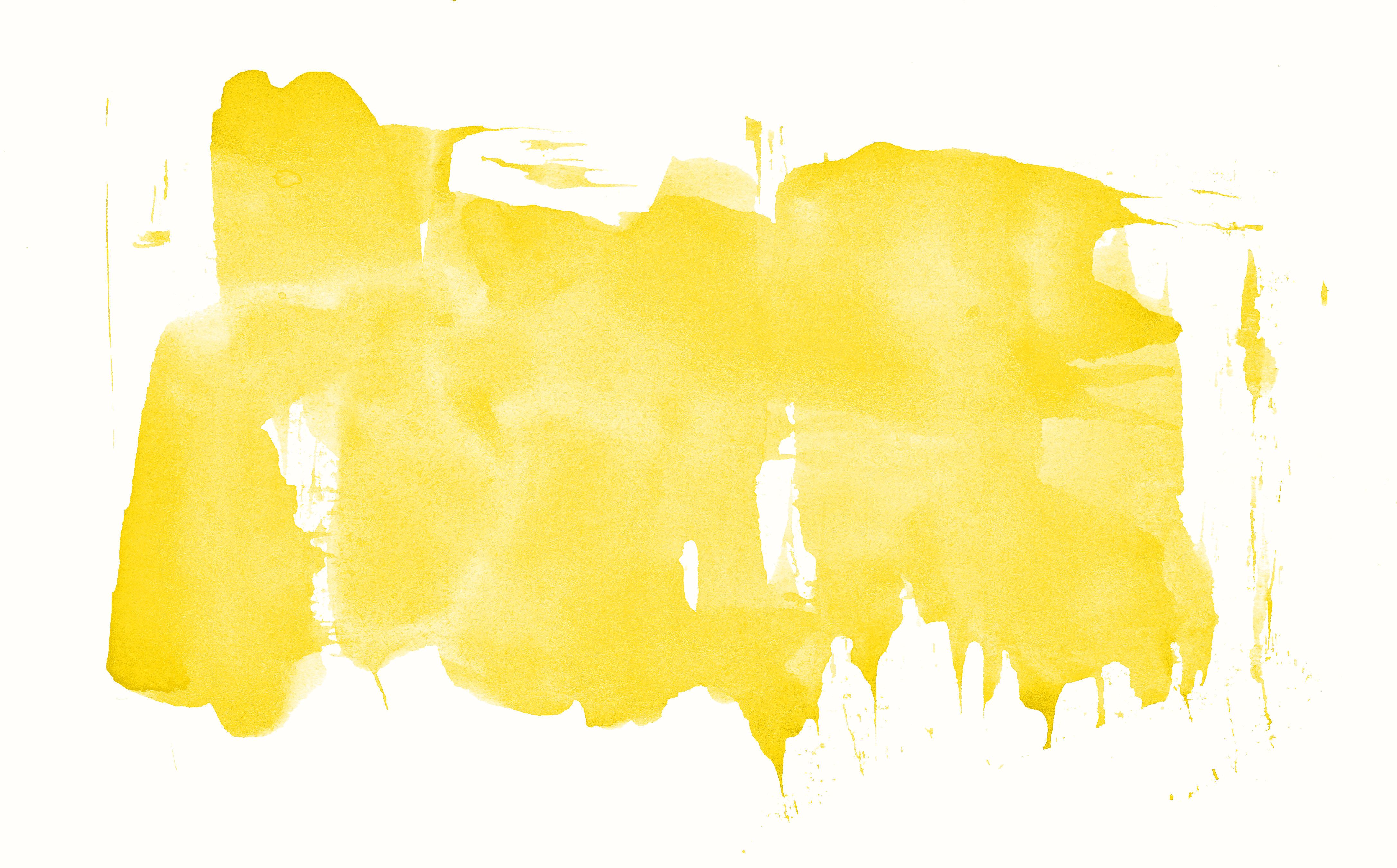 High Resolution Yellow Orange Watercolor Background