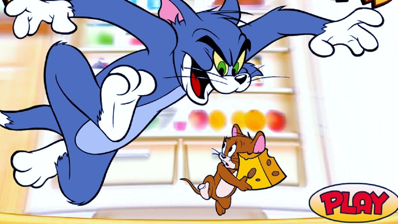 Tom And Jerry Cartoon Fight Image