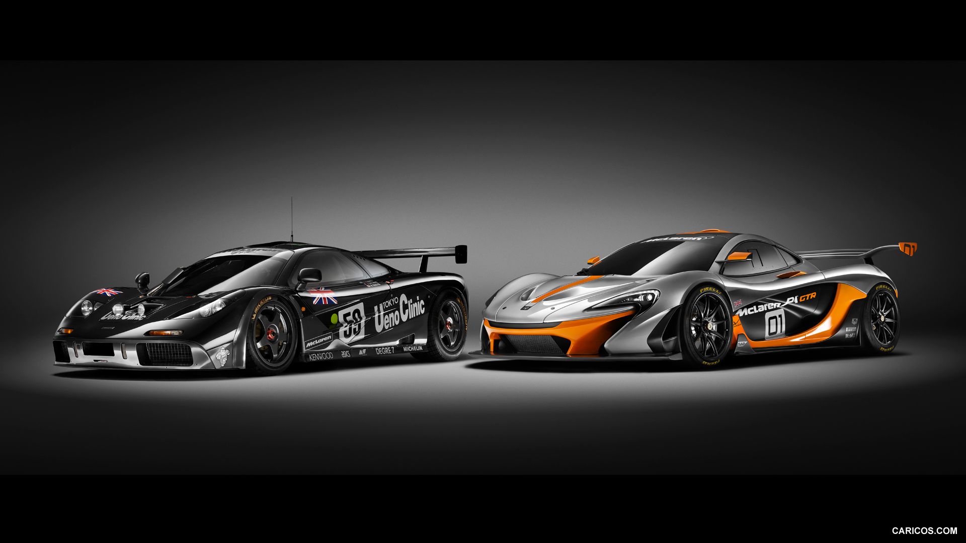 McLaren P1 GTR Concept and F1 GTR. HD Wallpaper