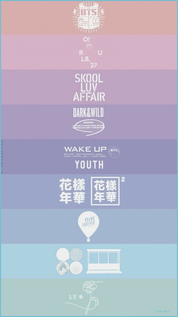 BTS Wallpaper Albums Names Lockscreen Bts Wallpaper, Album Bts Album Wallpaper