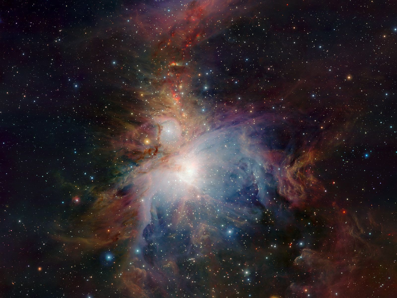 VISTA's infrared view of the Orion Nebula*