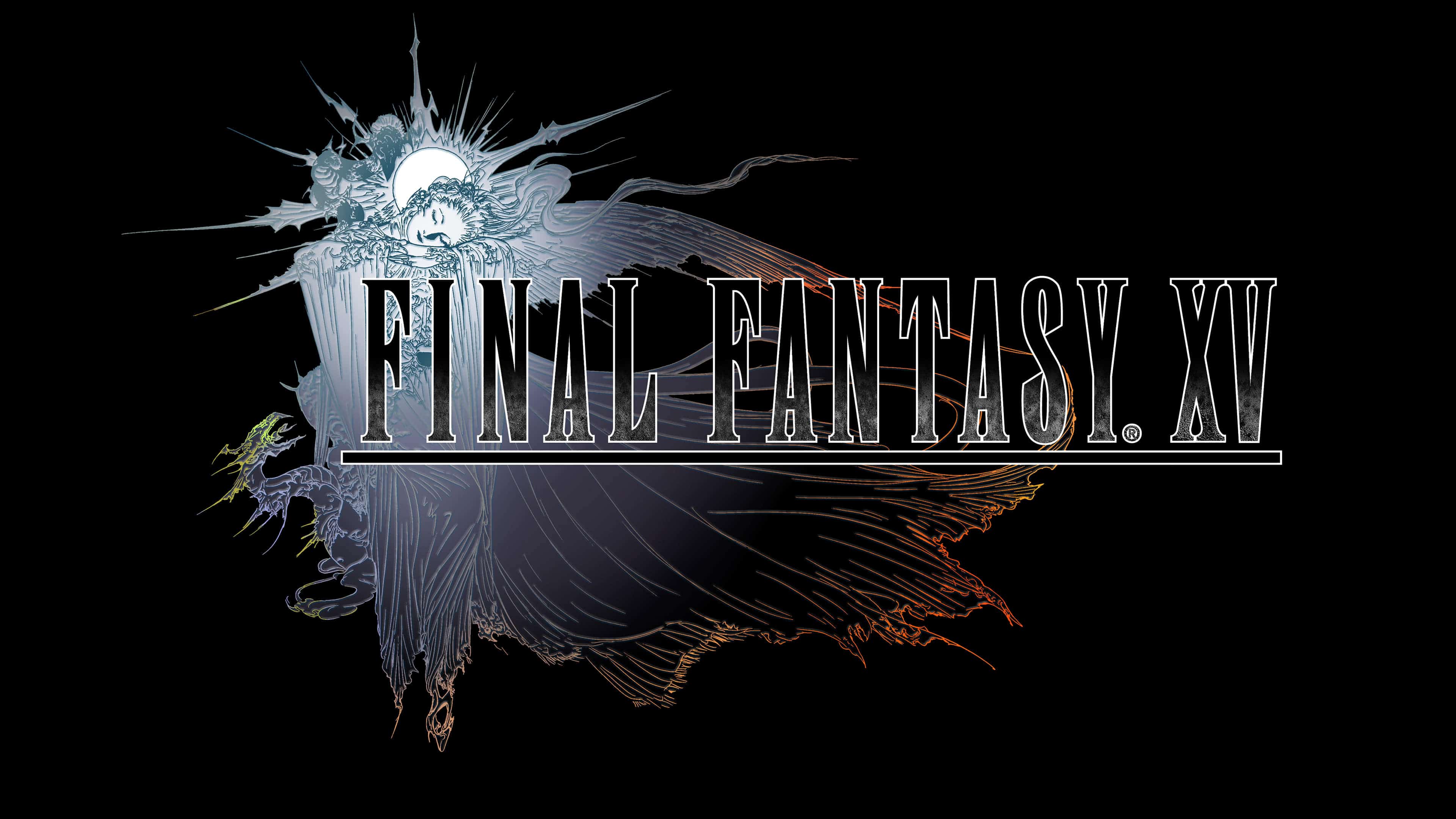 Final Fantasy XV Logo UHD 4K Wallpaper