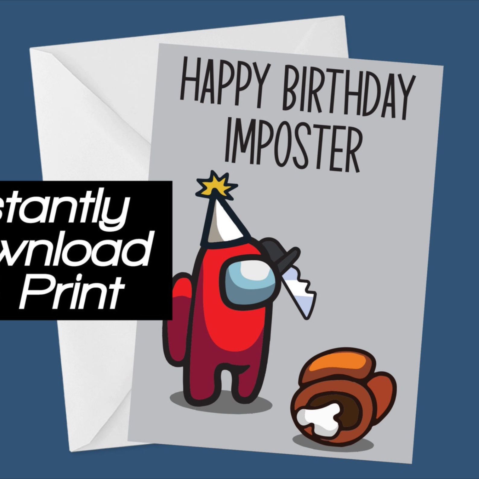 Among Us Birthday Card Printable 2. Digital birthday cards, Best friend birthday cards, Birthday card printable