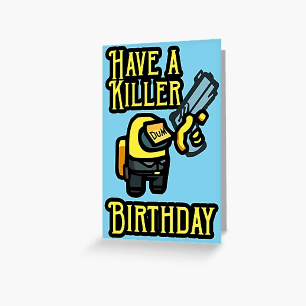 Birthday Card Among Us Impostor. Cards, Diy birthday gifts, Happy birthday quotes for friends