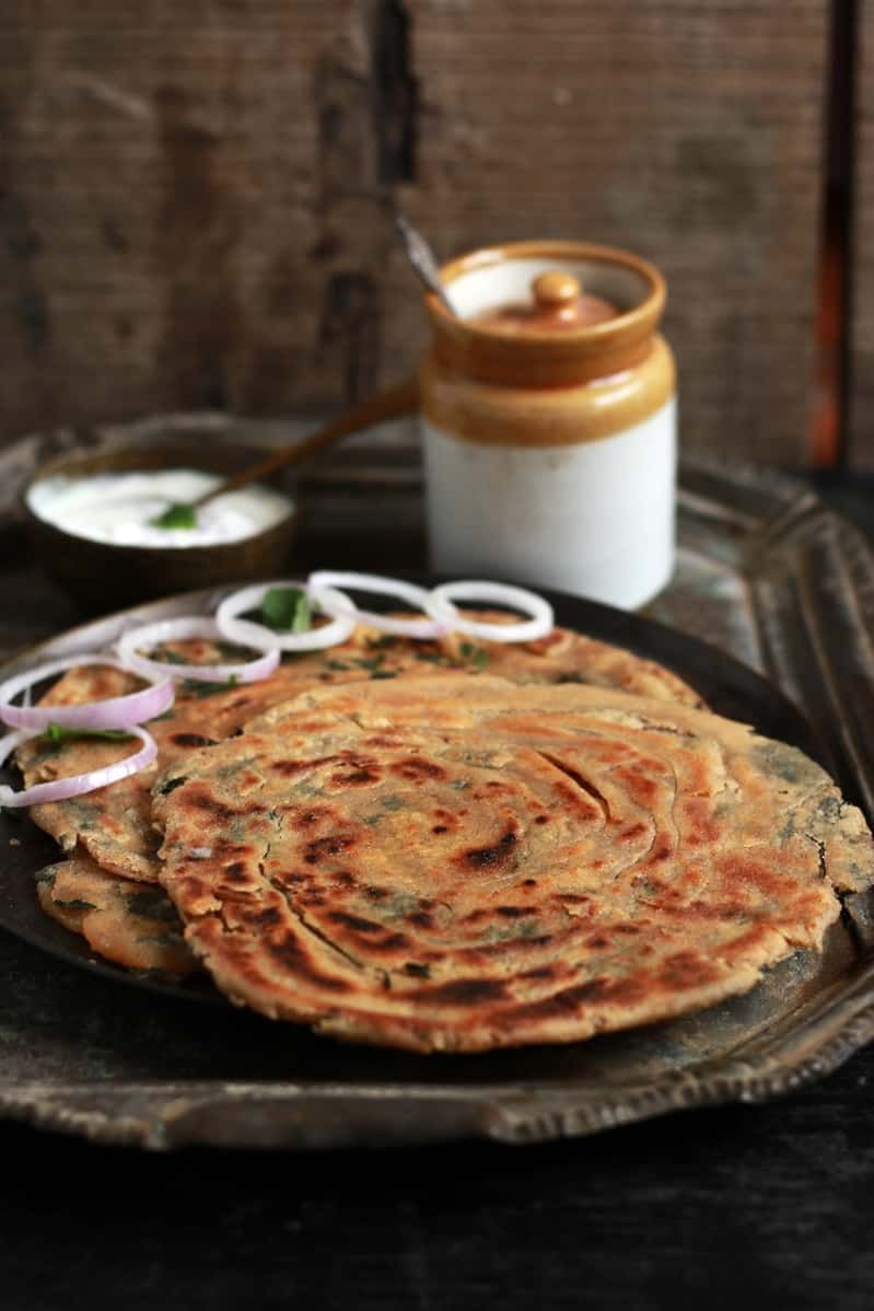 pudina paratha recipe c. Paratha recipes, Paratha, Recipes