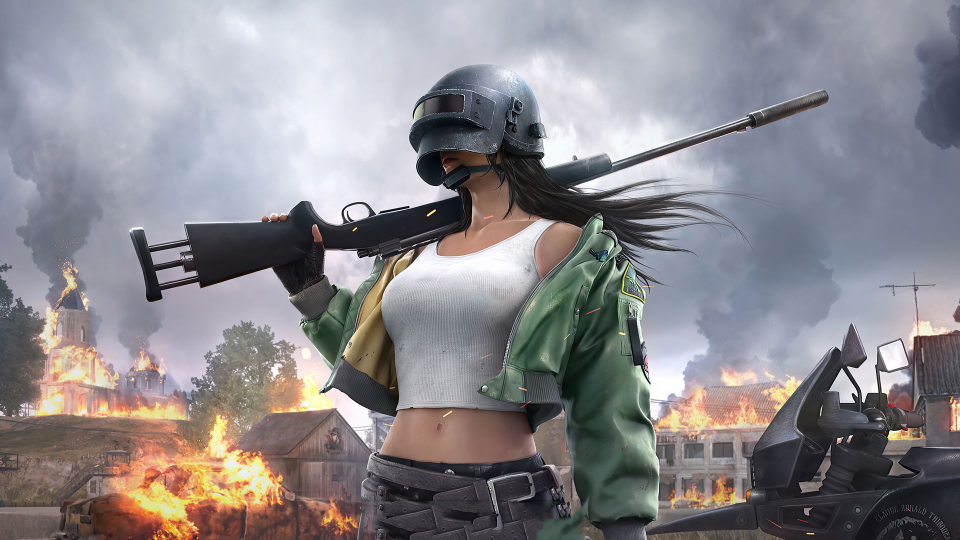 Anime Girl Pubg Cute Girl Wallpaper HD