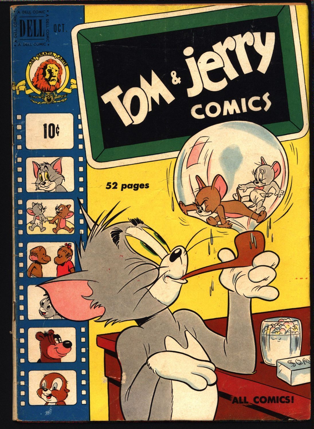TOM and JERRY 1950 Dell Comics, Hanna Barbera, Cartoons, Droopy, Barney Bear,. Vintage disney posters, Tom and jerry cartoon, Tom and jerry