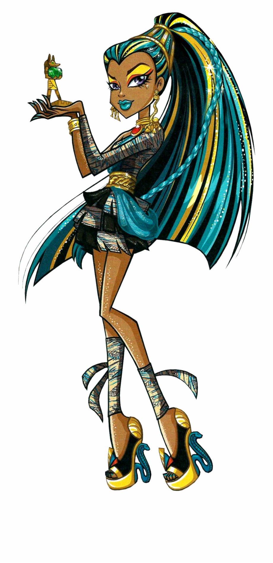 Monster High Book Characters High Nefera De Nile Profile. Transparent PNG Download