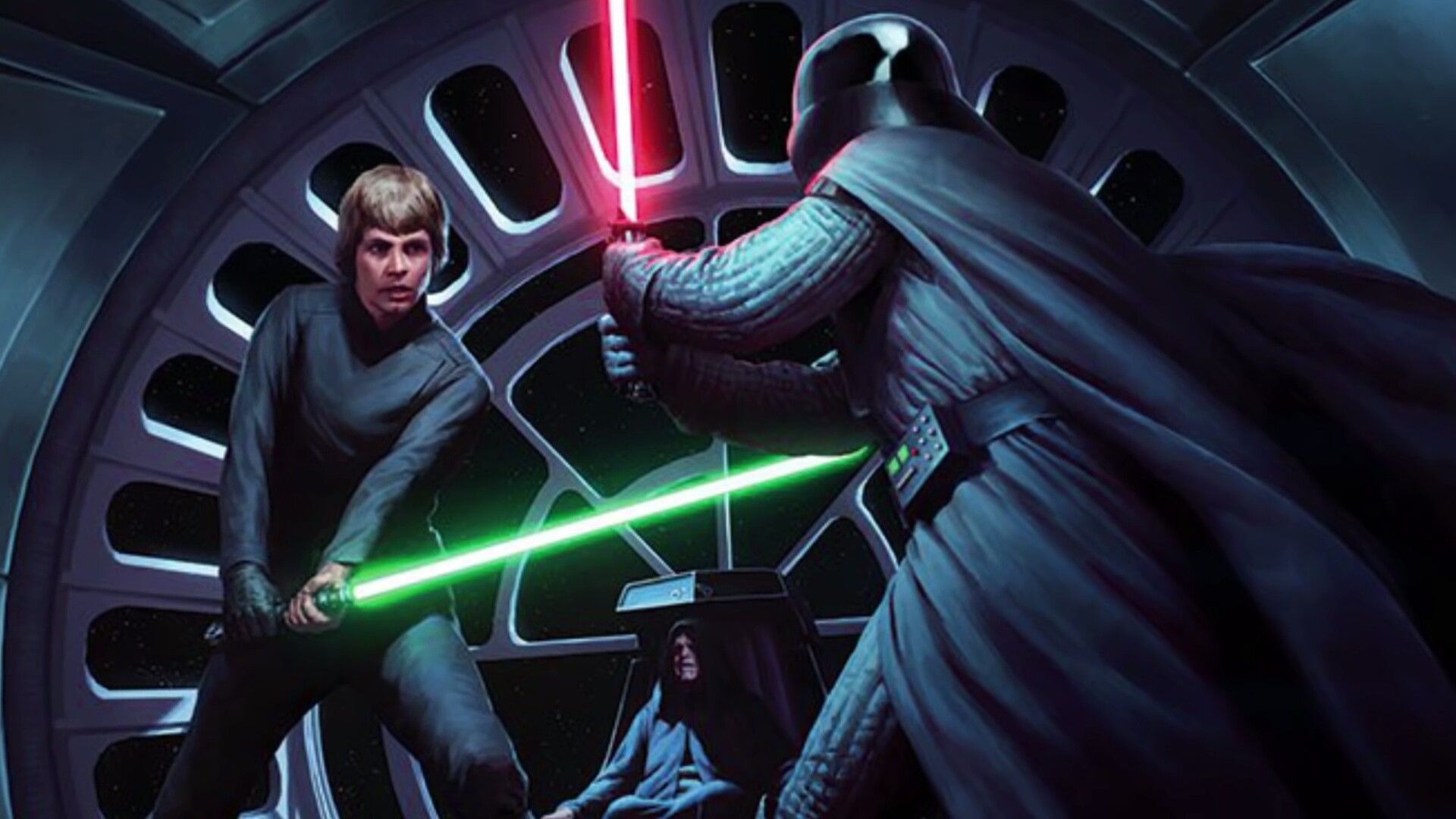 Luke Skywalker Vs Darth Vader. Star wars picture, Star wars image, Star wars