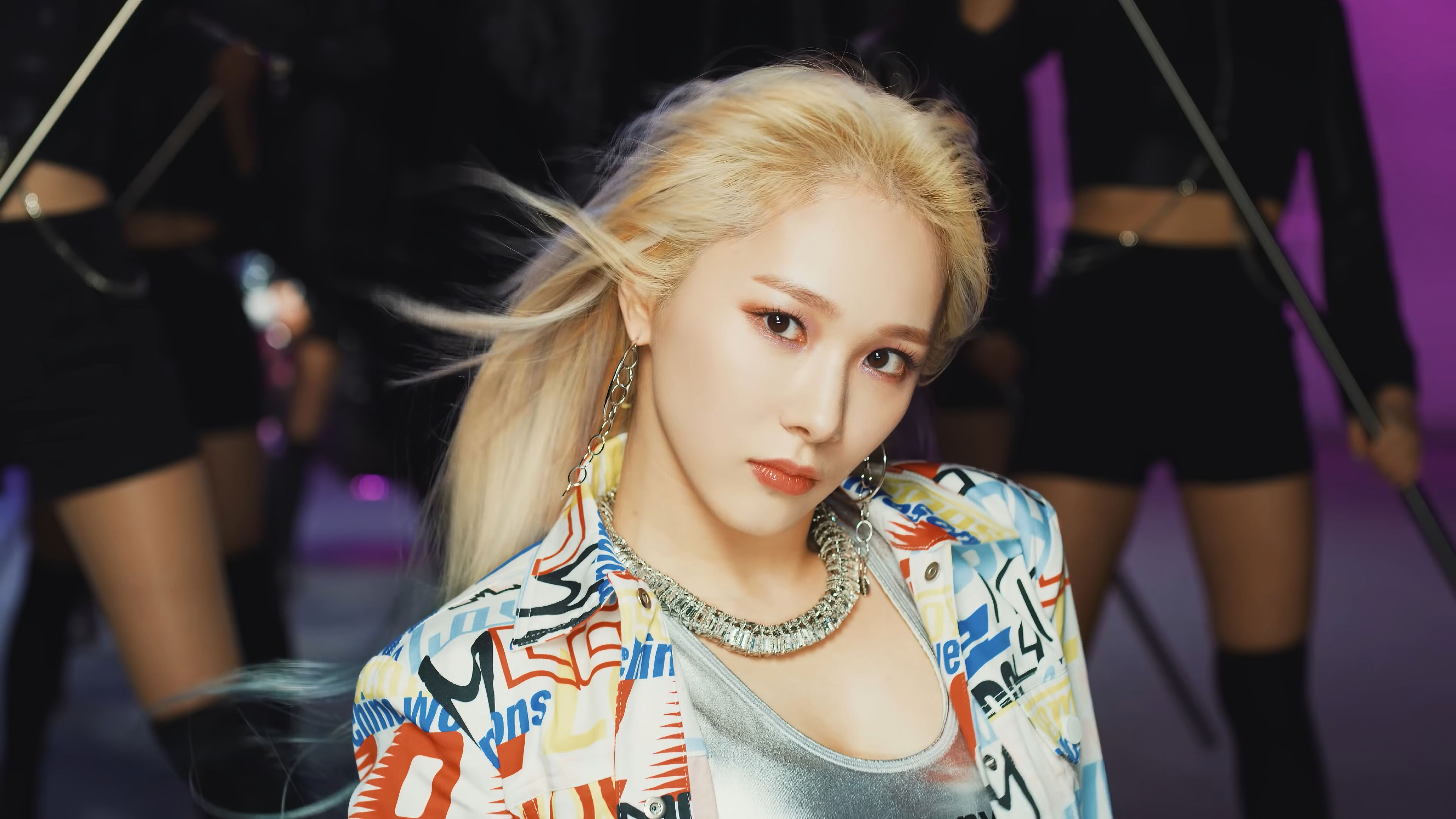 Mia, EVERGLOW, DUN DUN, 4K wallpaper. Mocah HD Wallpaper