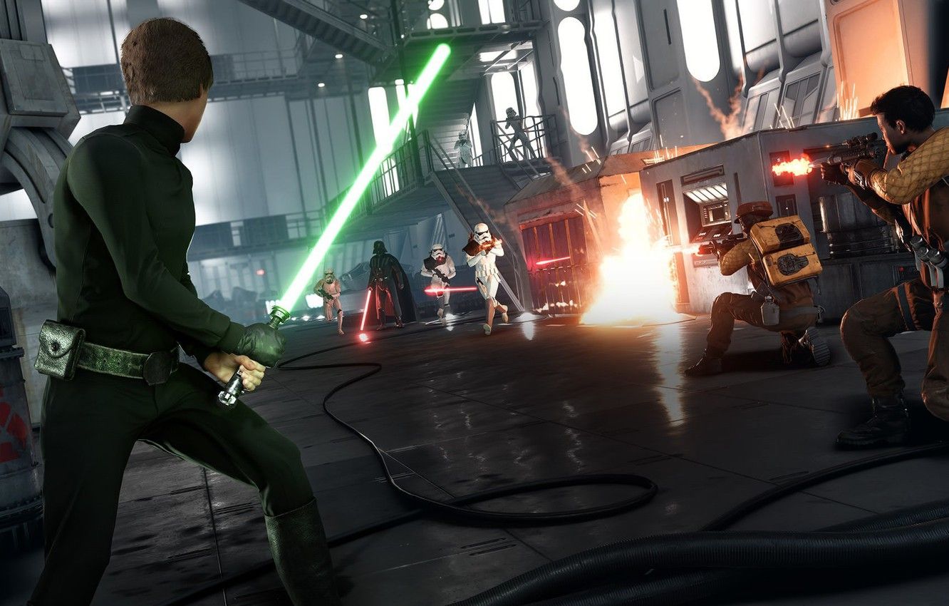 Wallpaper game, Darth Vader, Darth Vader, Electronic Arts, Luke Skywalker, DICE, Stormtroopers, Rebels, Luke Skywalker, star wars battlefront, Sallast, mode jobs image for desktop, section игры