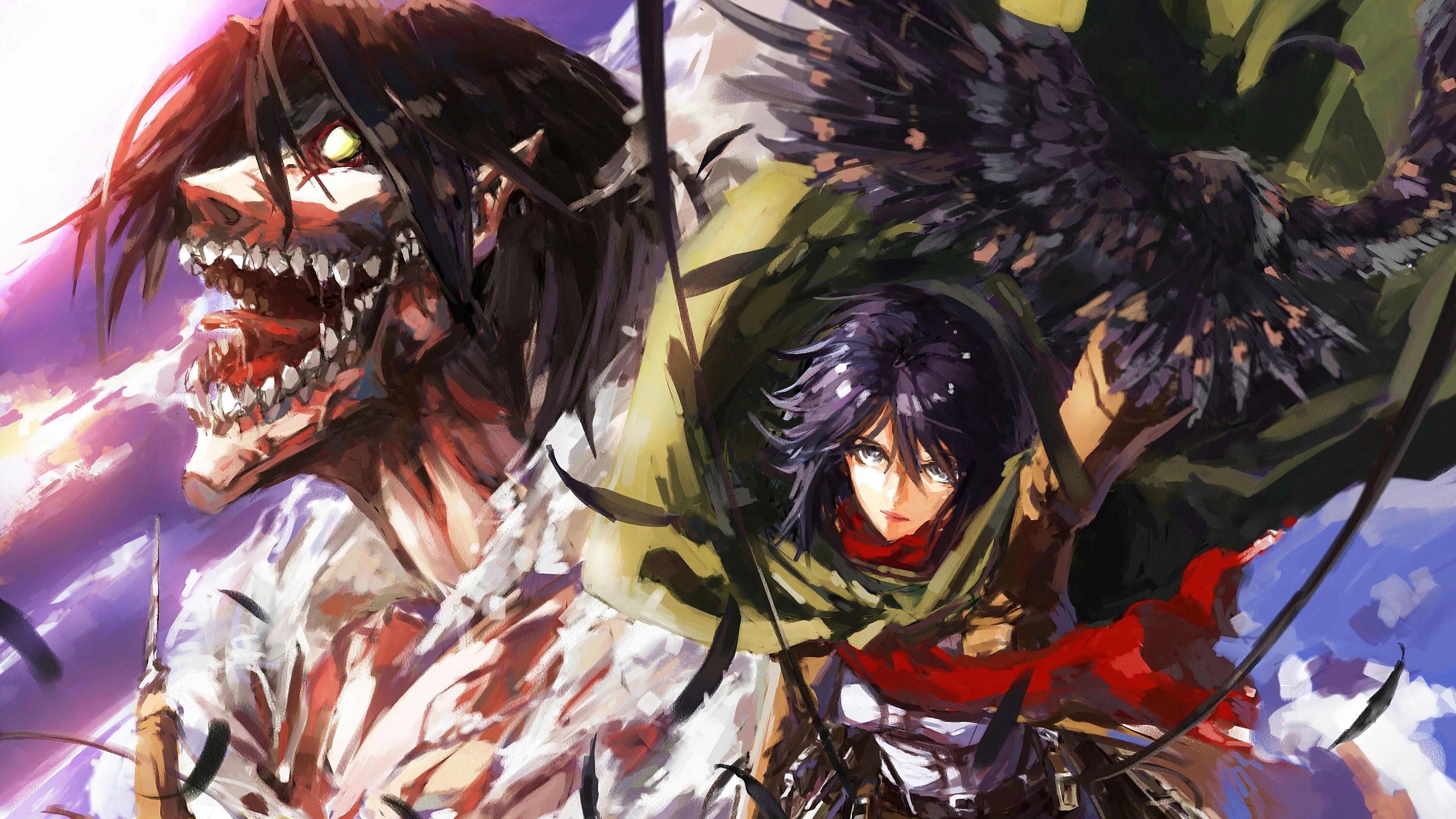 Anime Attack On Titan Wallpaper Mikasa