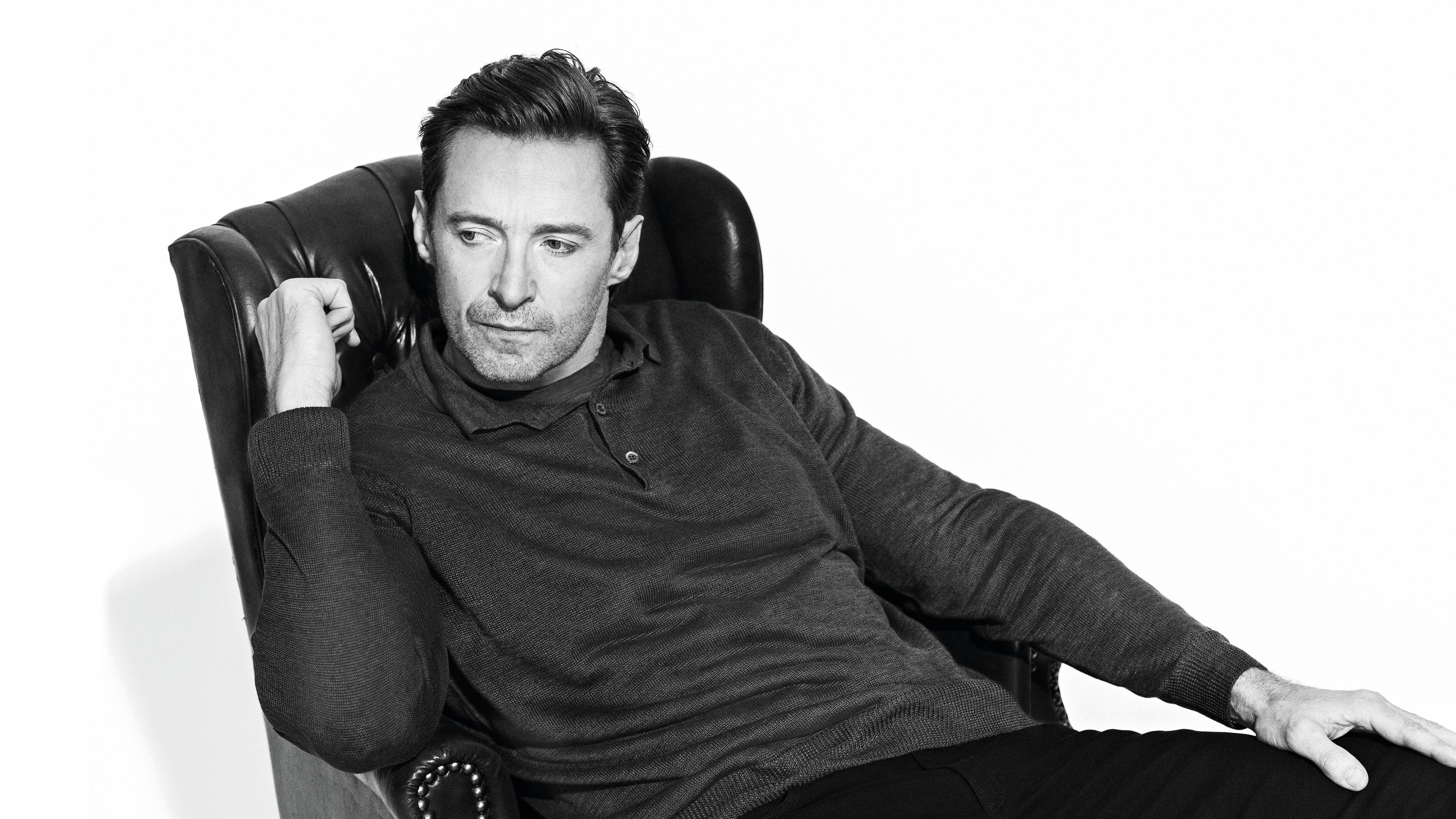 Wallpaper 4k Hugh Jackman 2019 4k 4k Wallpaper, Hd Wallpaper, Hugh Jackman Wallpaper, Monochrome Wallpaper