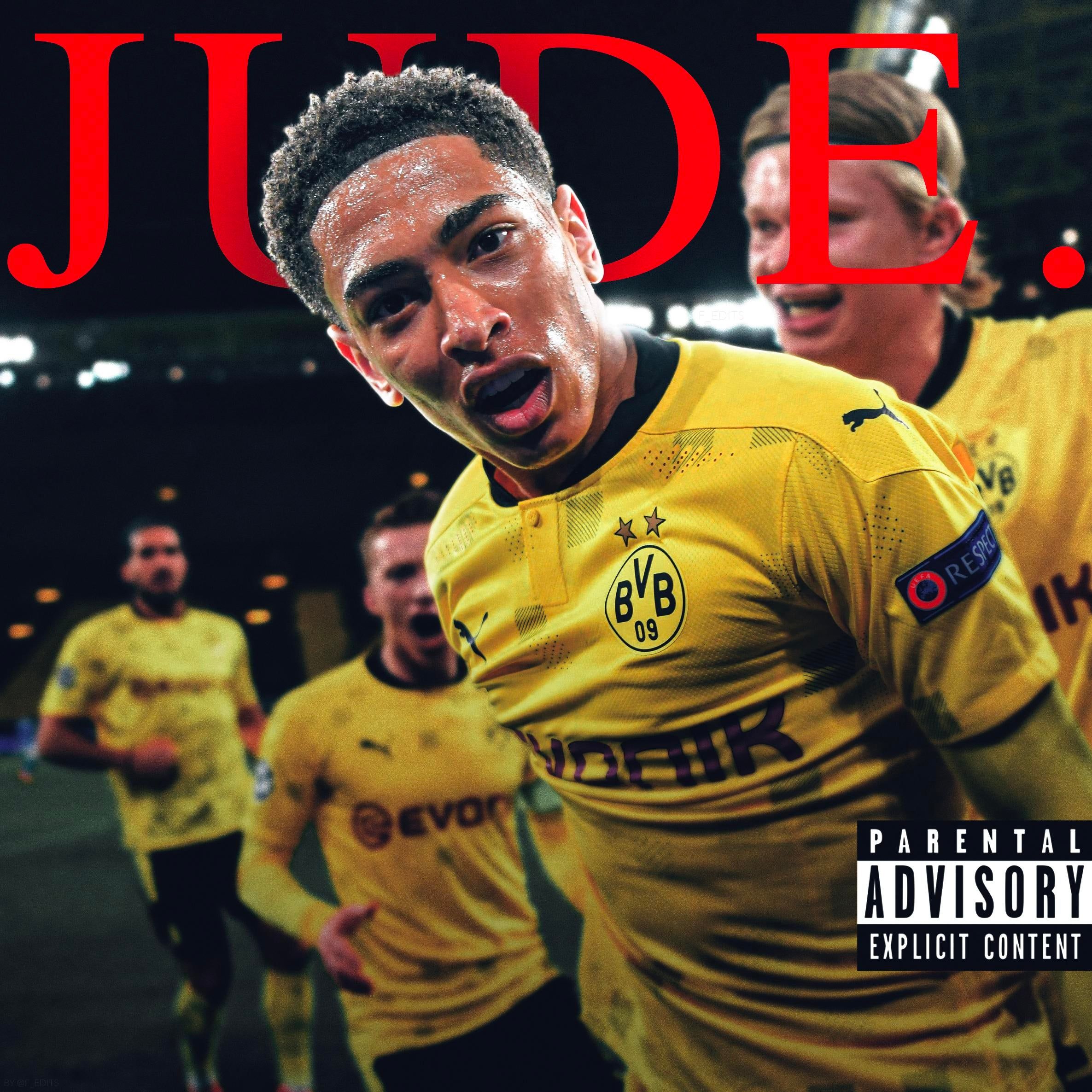 I took the Jude Bellingham picture and turned it into an album and FIFA cover