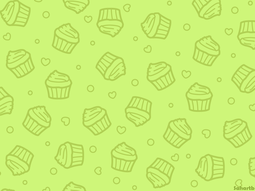 Kawaii Cupcake Wallpaper
