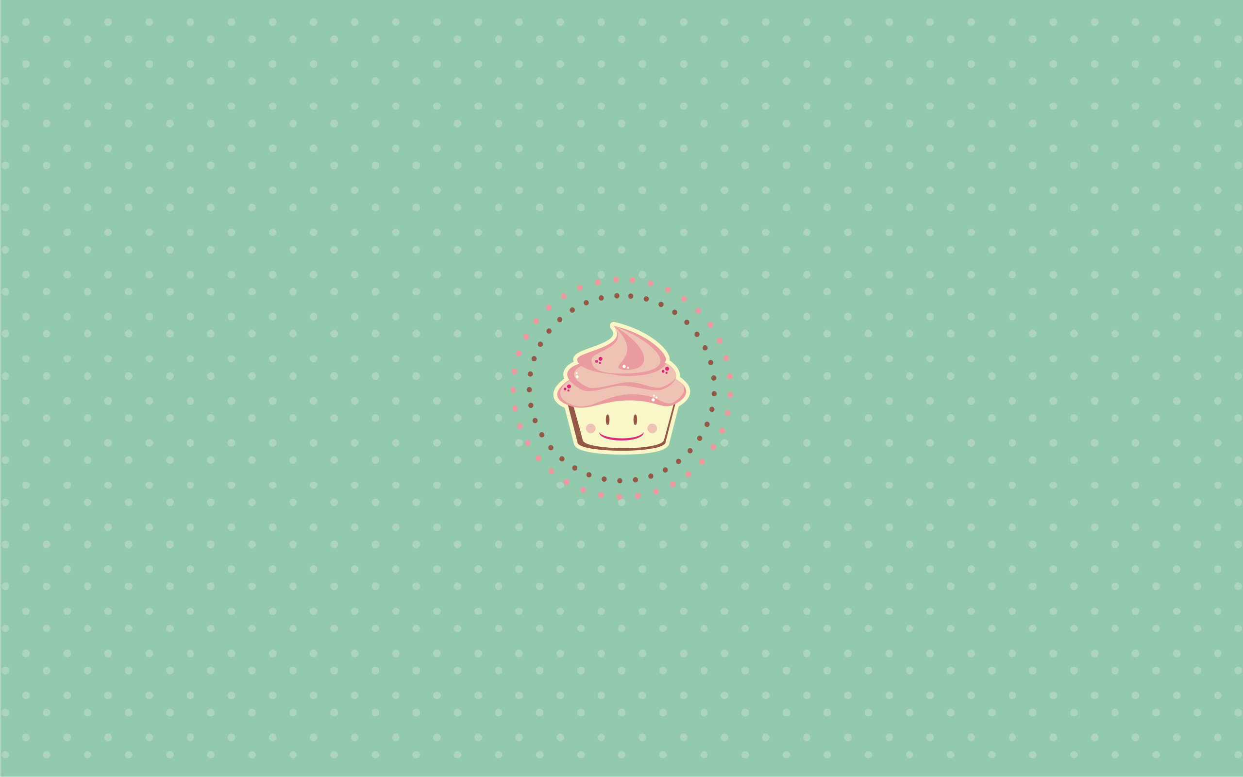 Cupcake desktop PC and Mac wallpaper