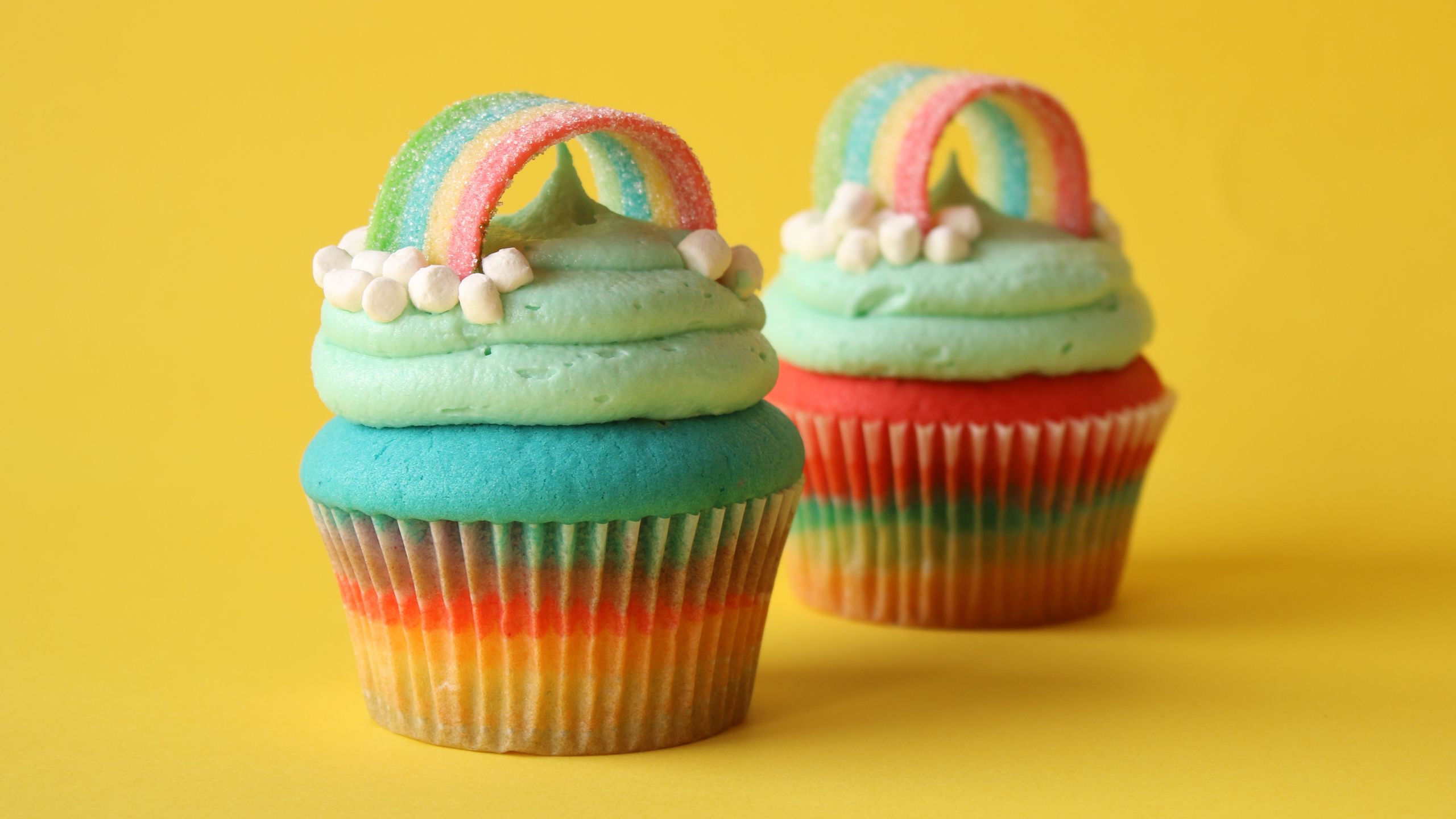Colorful Cupcakes Wallpaper
