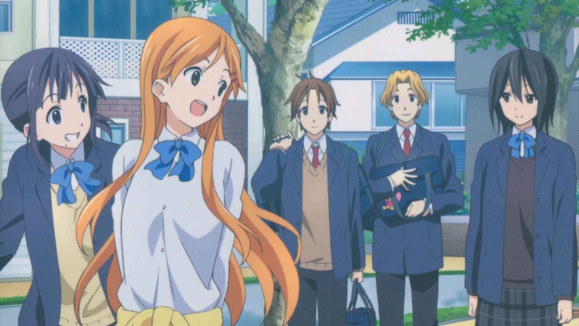 Himeko Inaba Iori Nagase Taichi Yaegashi Yoshifumi Aoki Yui Kiriyama Wallpaper:1920x1080