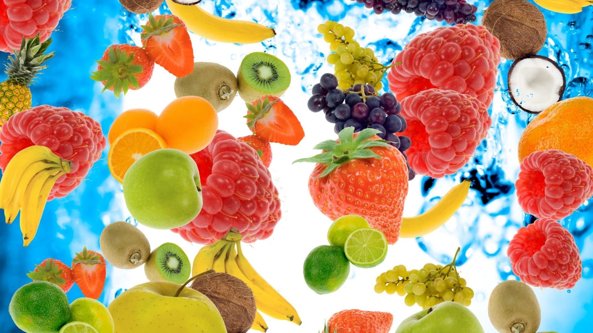 Fruits and Water HD 1080p Wallpaper Download. Fruit wallpaper, Fruit infused water, Fruit