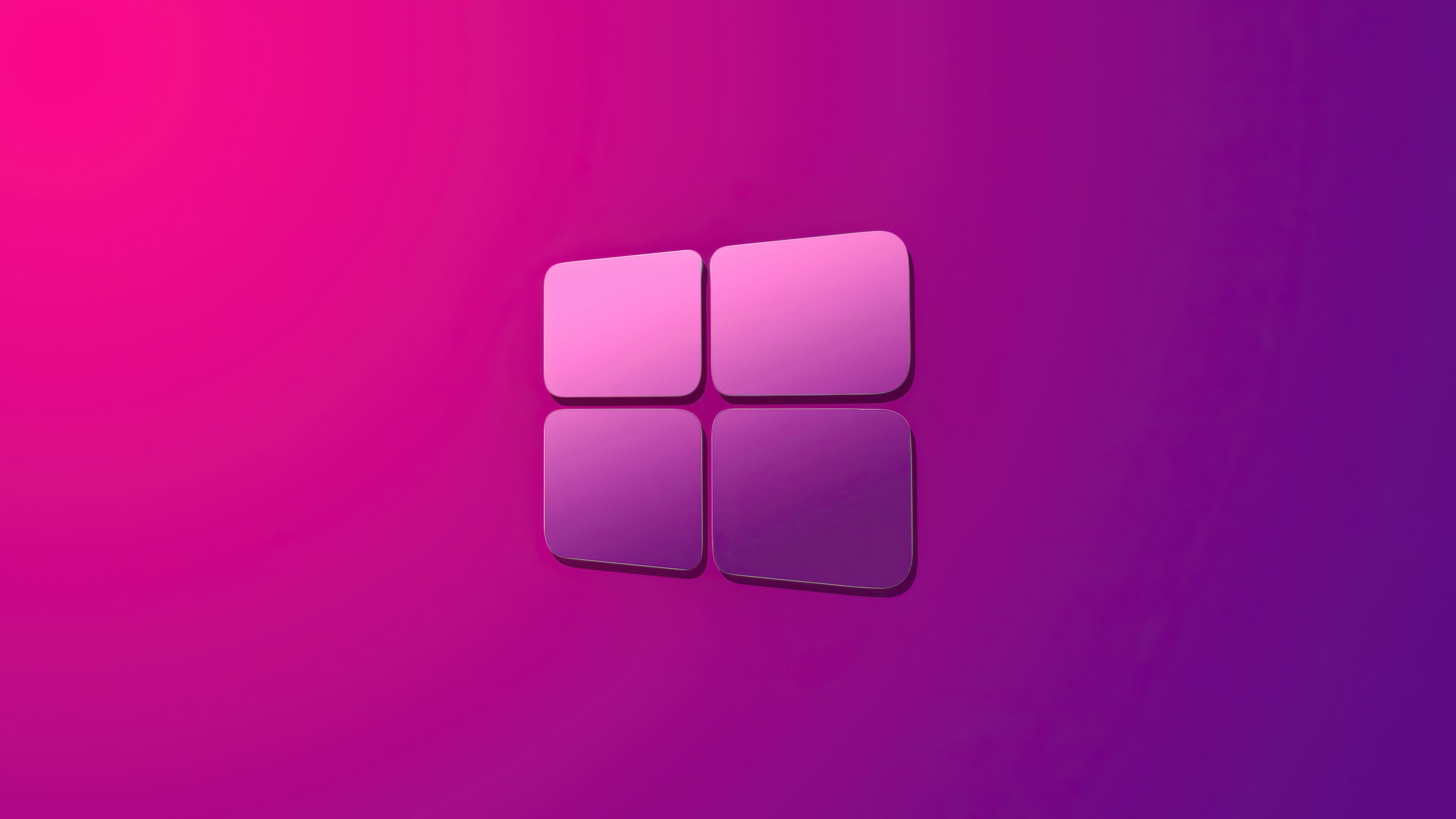 Windows 10 Pink Purple Gradient Logo 4k