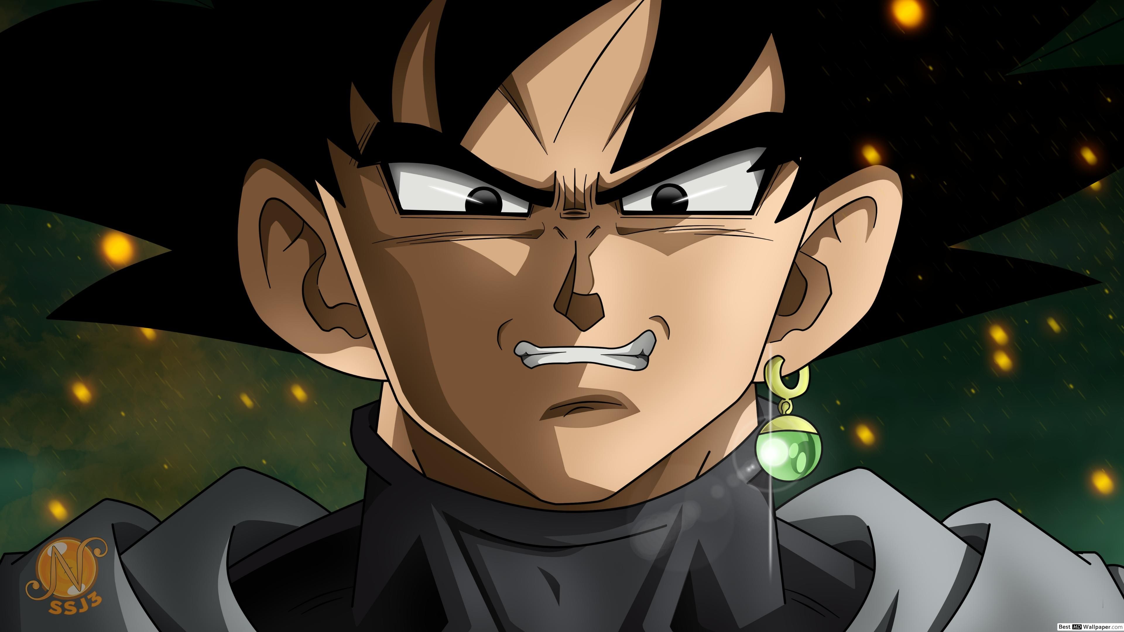 Black Goku Evil Smile HD wallpaper download