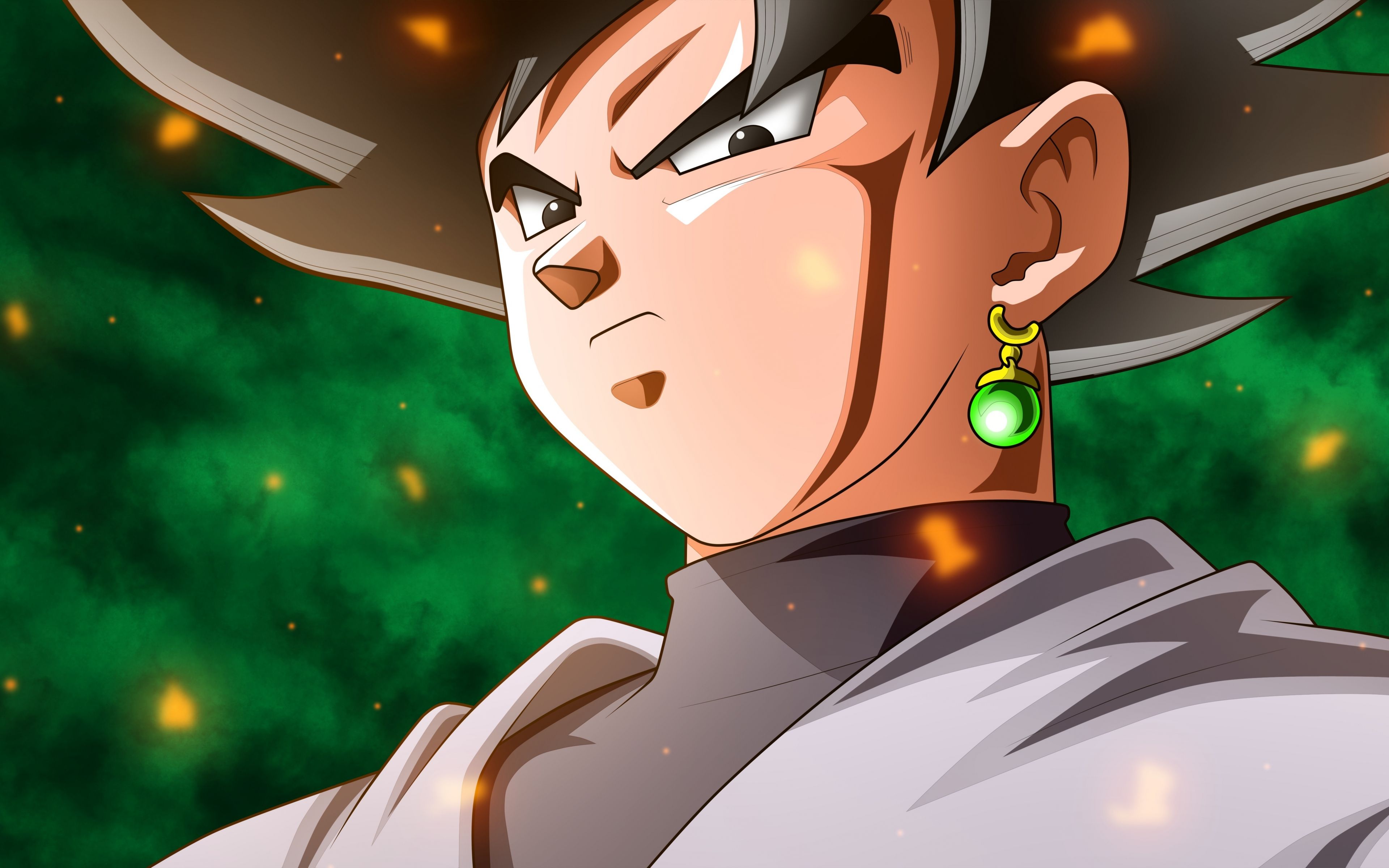 Download 3840x2400 wallpaper black goku, dragon ball, anime, 4k, ultra HD 16: widescreen, 3840x2400 HD image, background, 4606