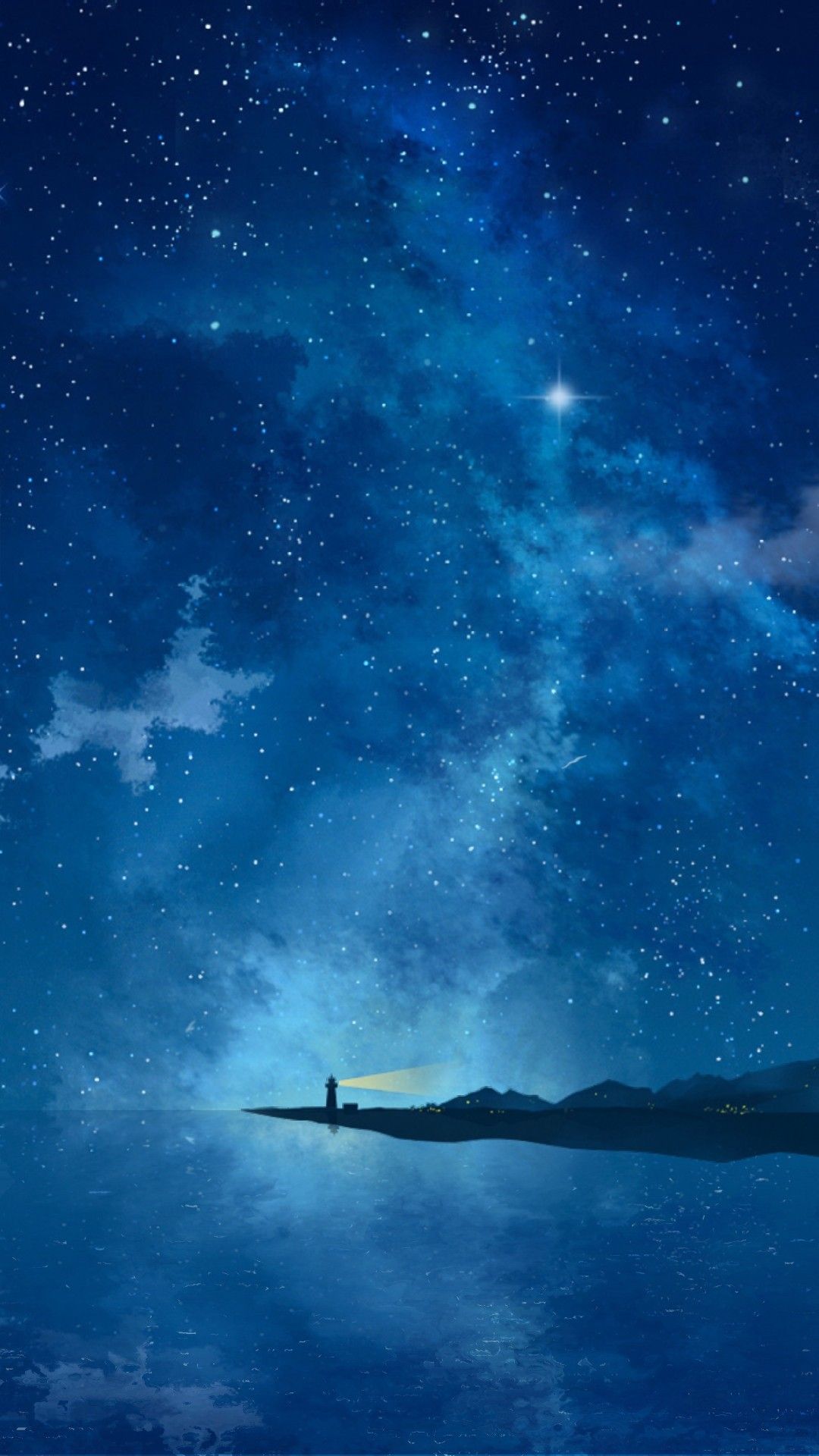 Anime Sky iPhone Wallpaper