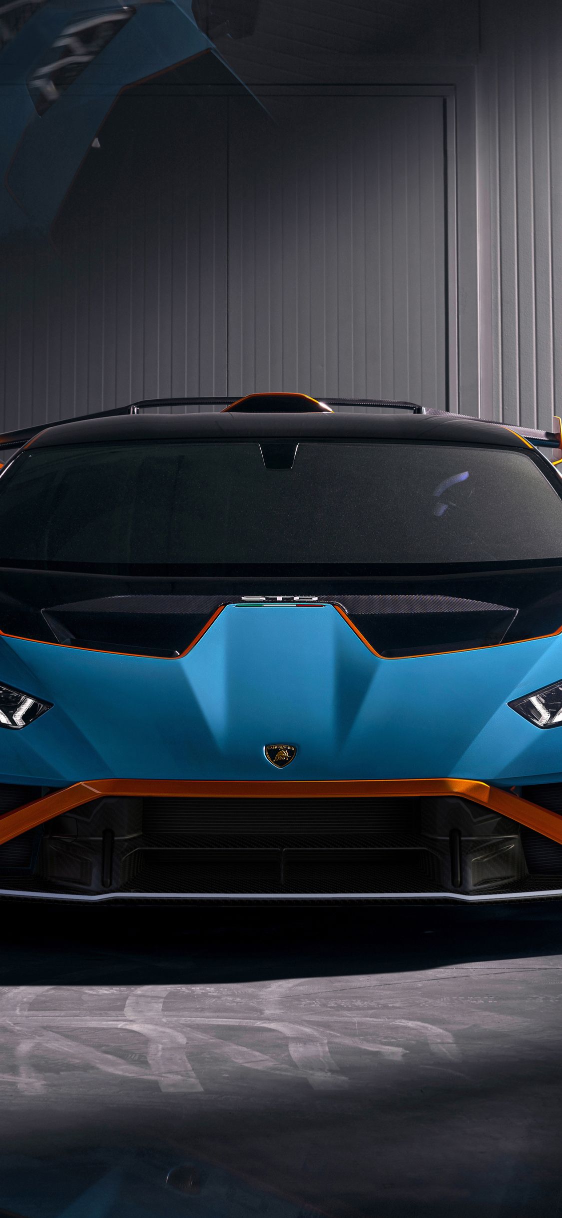Download 1125x2436 Wallpaper 2021 Lamborghini Huracan Sto, Front View, Sportcar, Iphone X 1125x2436 HD Image, Background, 26747