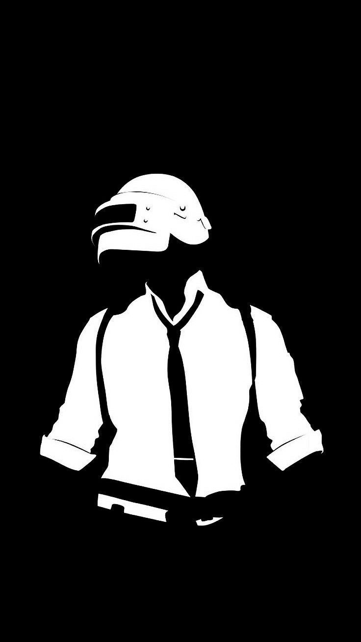 PUBG Black Wallpaper Free PUBG Black Background