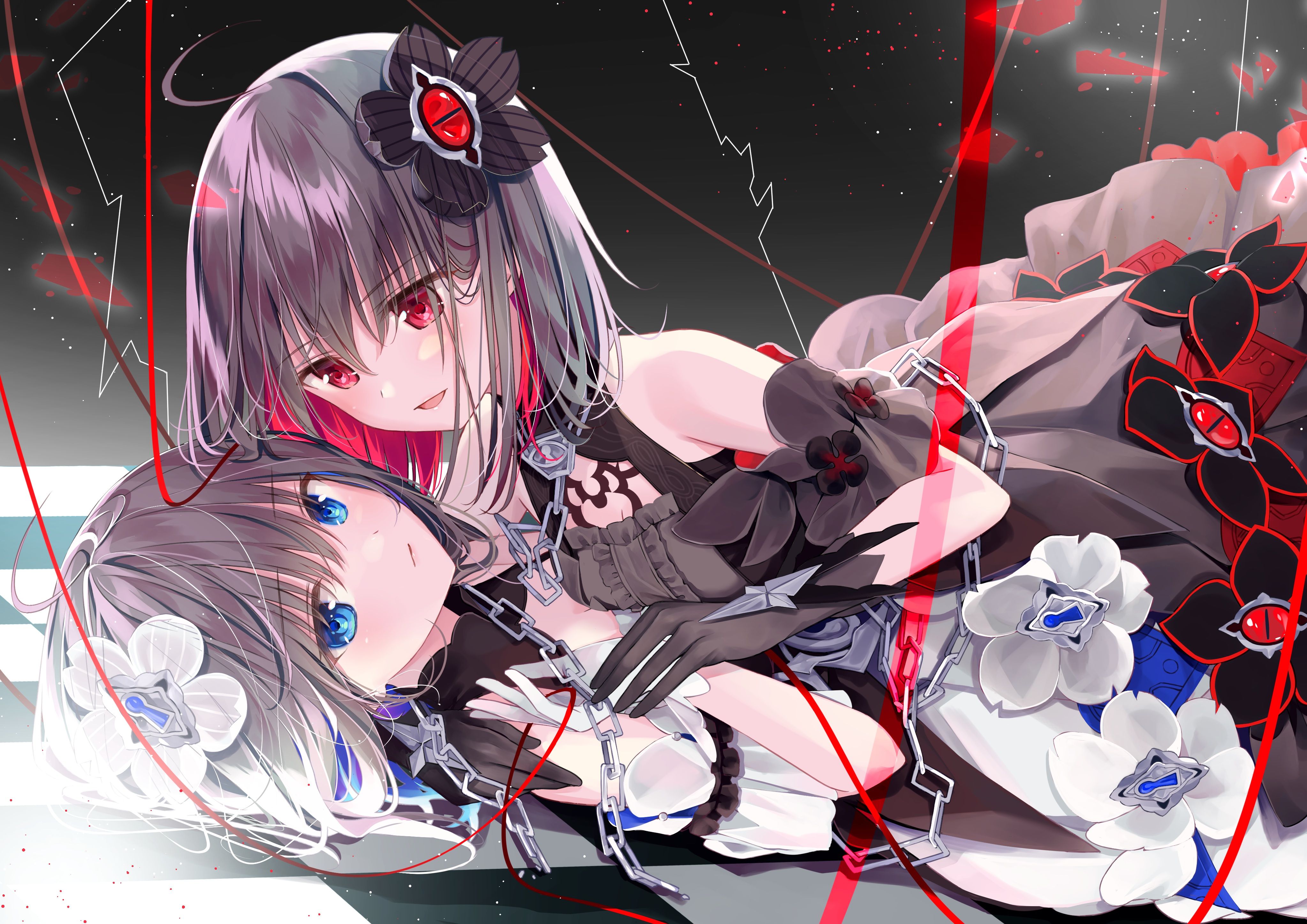 2girls honkai impact samayoi seele vollerei short hair veliona. konachan.com.com Anime Wallpaper