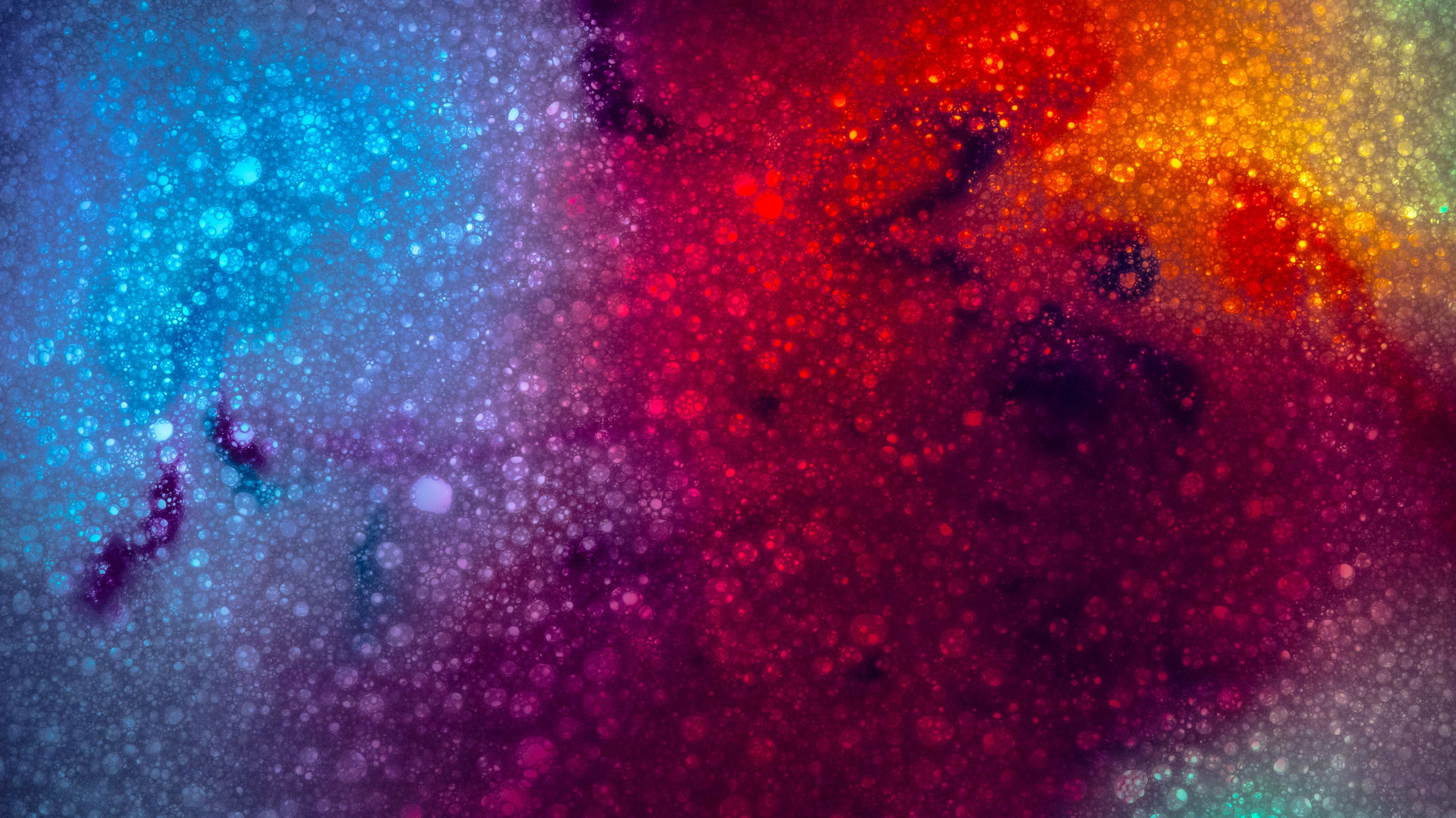 Particles Colorful Glitter 4K 5K HD Abstract Wallpaper