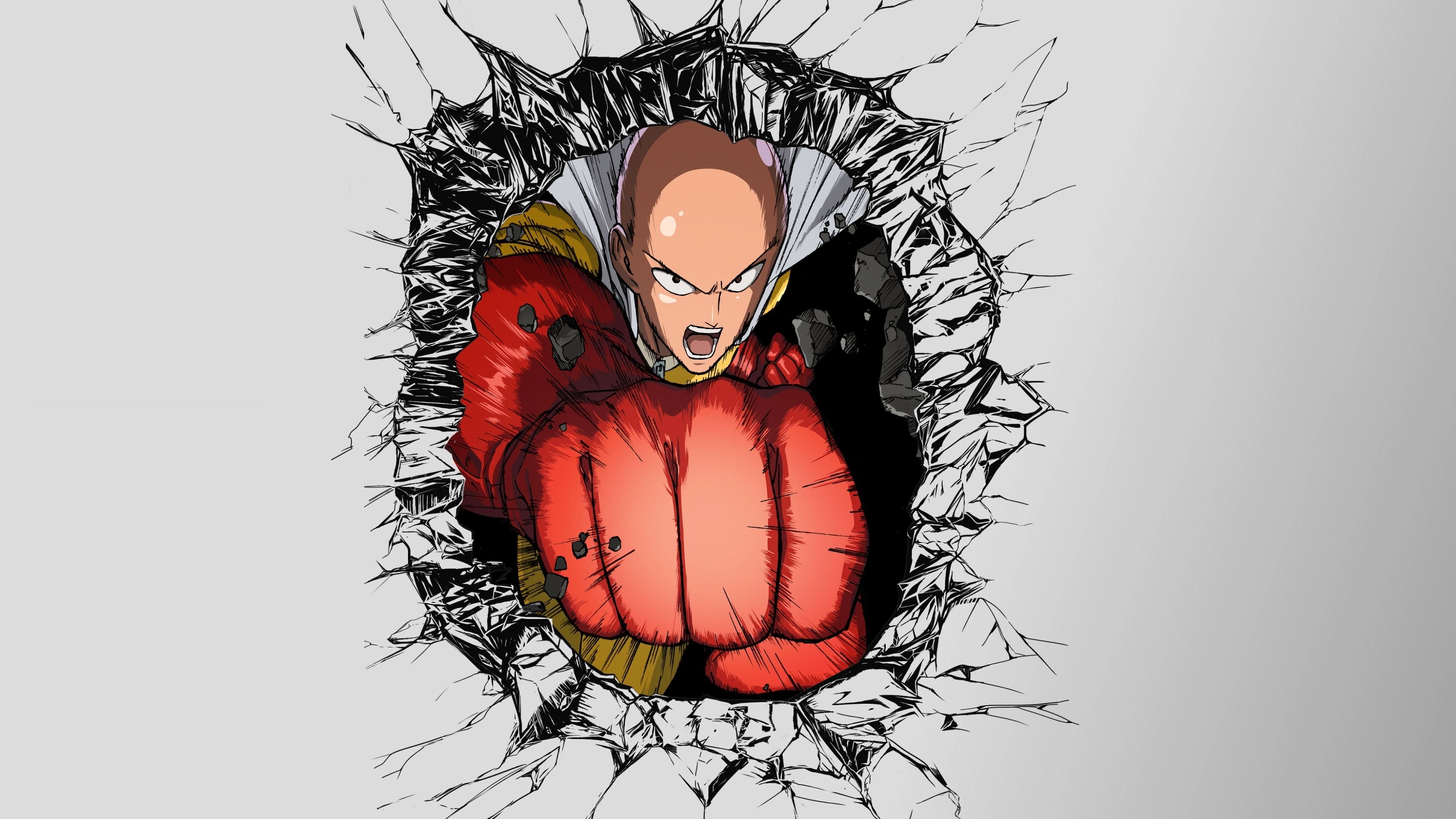 Saitama One Punch Man 4K Wallpaper