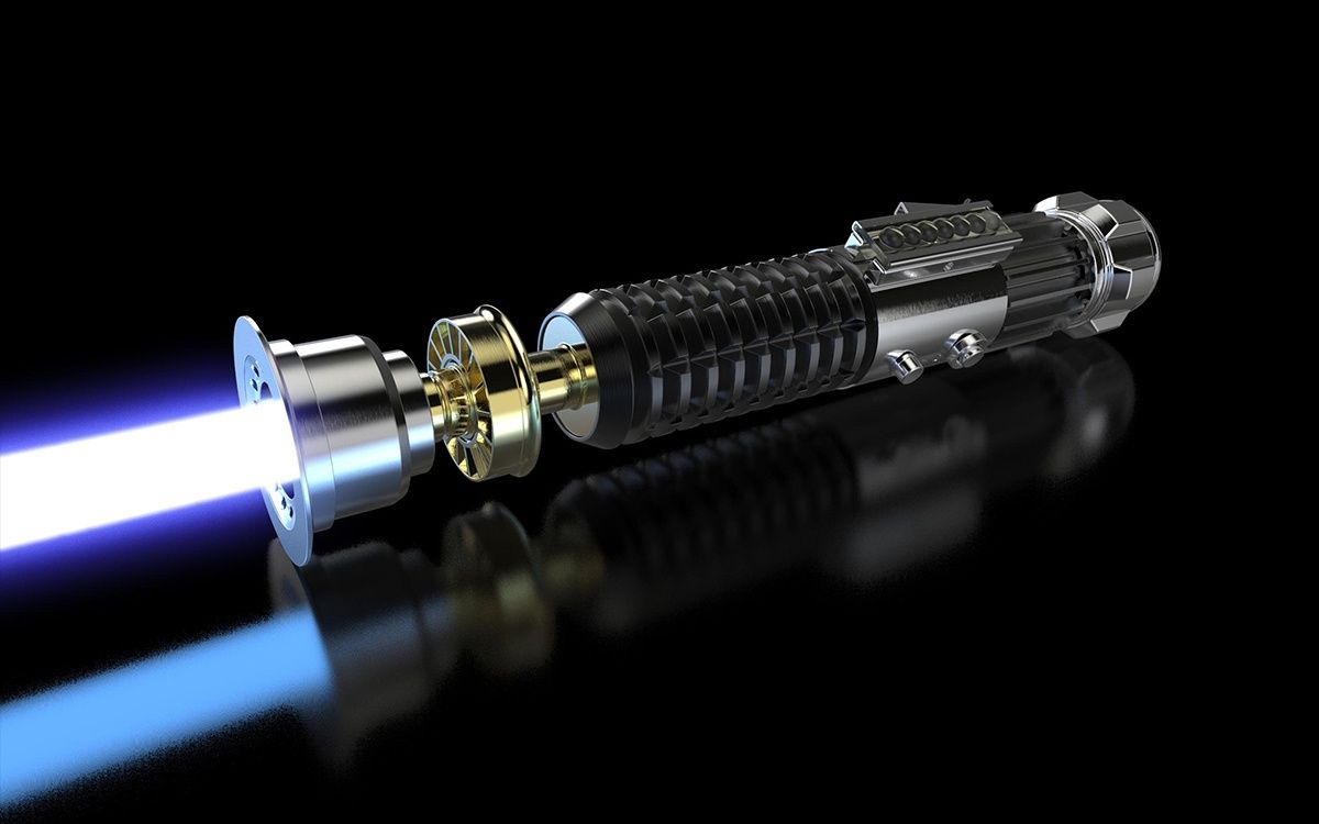 Star Wars Light Saber Rendered