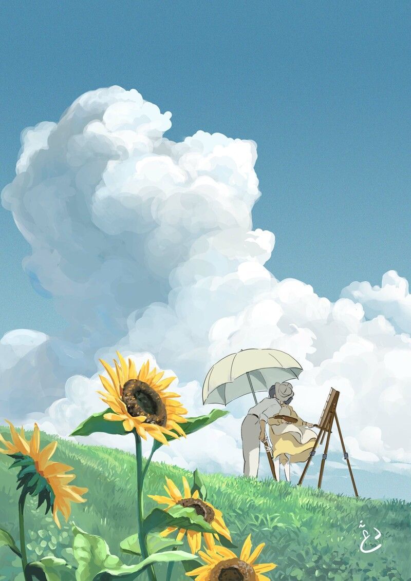 The Wind Rises fanart painting study, Dhang Ayupratomo. Ghibli artwork, Anime scenery, Studio ghibli background