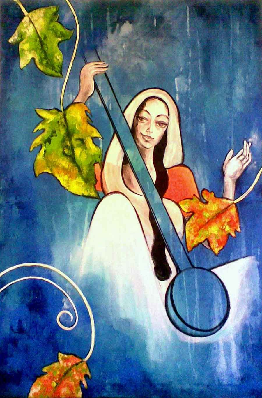 Pallavi Barooah. Illustration art drawing, India art, Art painting