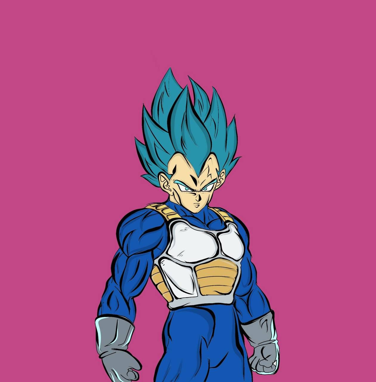 Vegeta Minimalist Wallpapers - Wallpaper Cave
