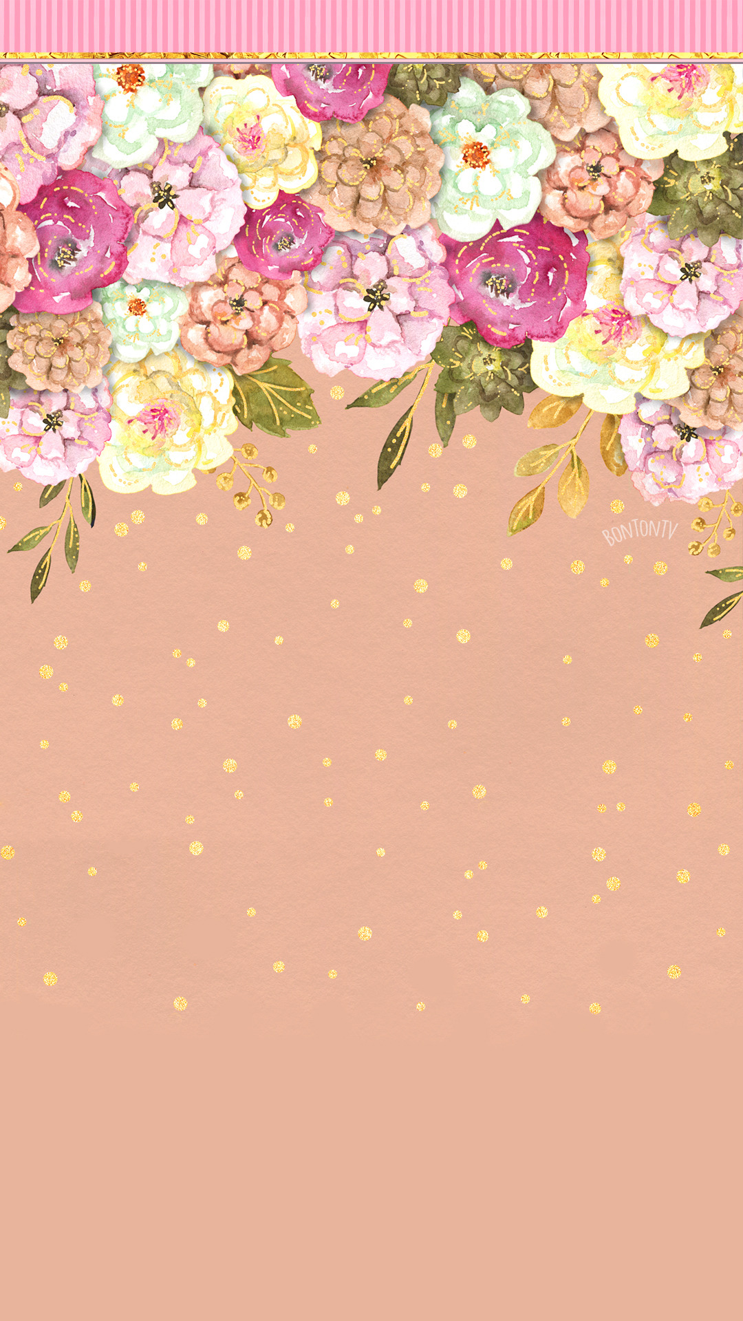Phone Wallpaper HD Flowers Cute Glitter Background BonTon TV Bac. Pink flowers wallpaper, HD flower wallpaper, Vintage flowers wallpaper