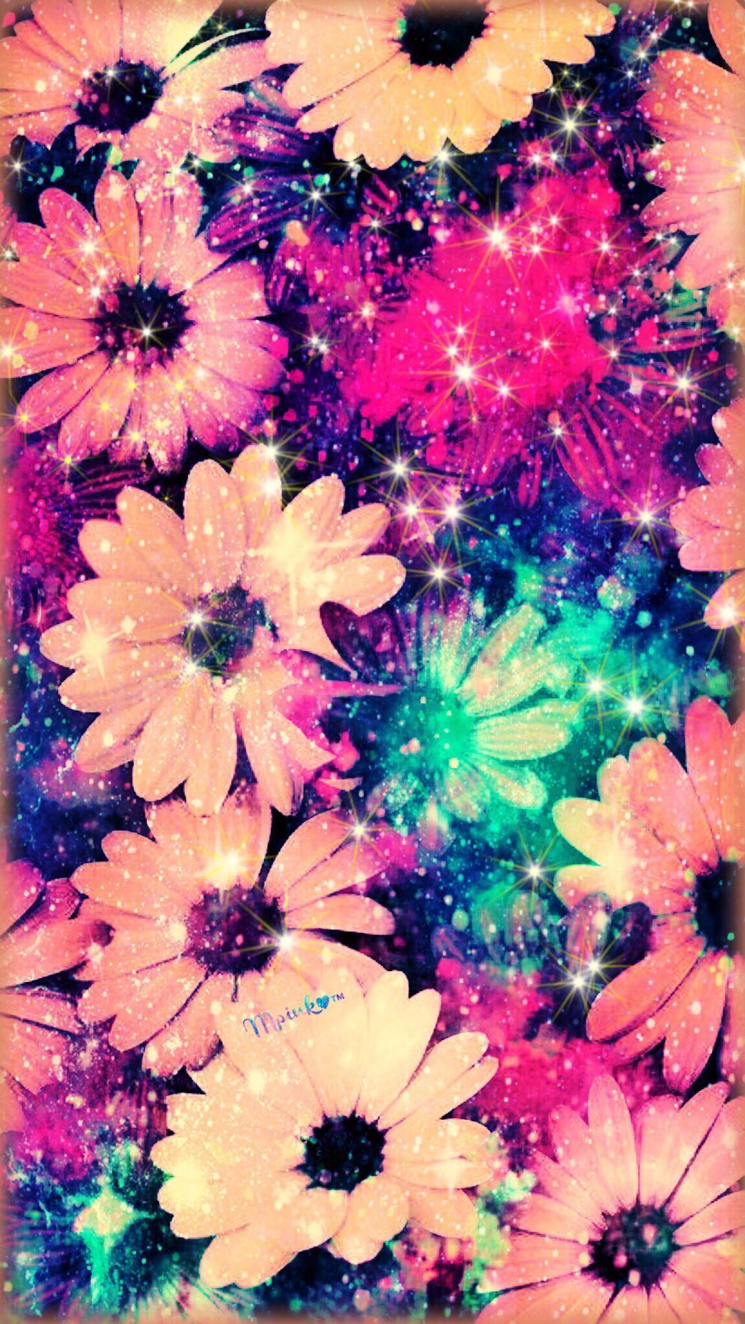 Floral Galaxy Wallpaper Free Floral Galaxy Background