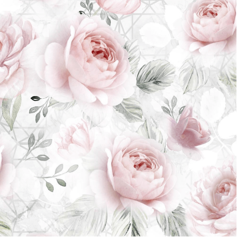 Glitter Wallpaper With Flowers
