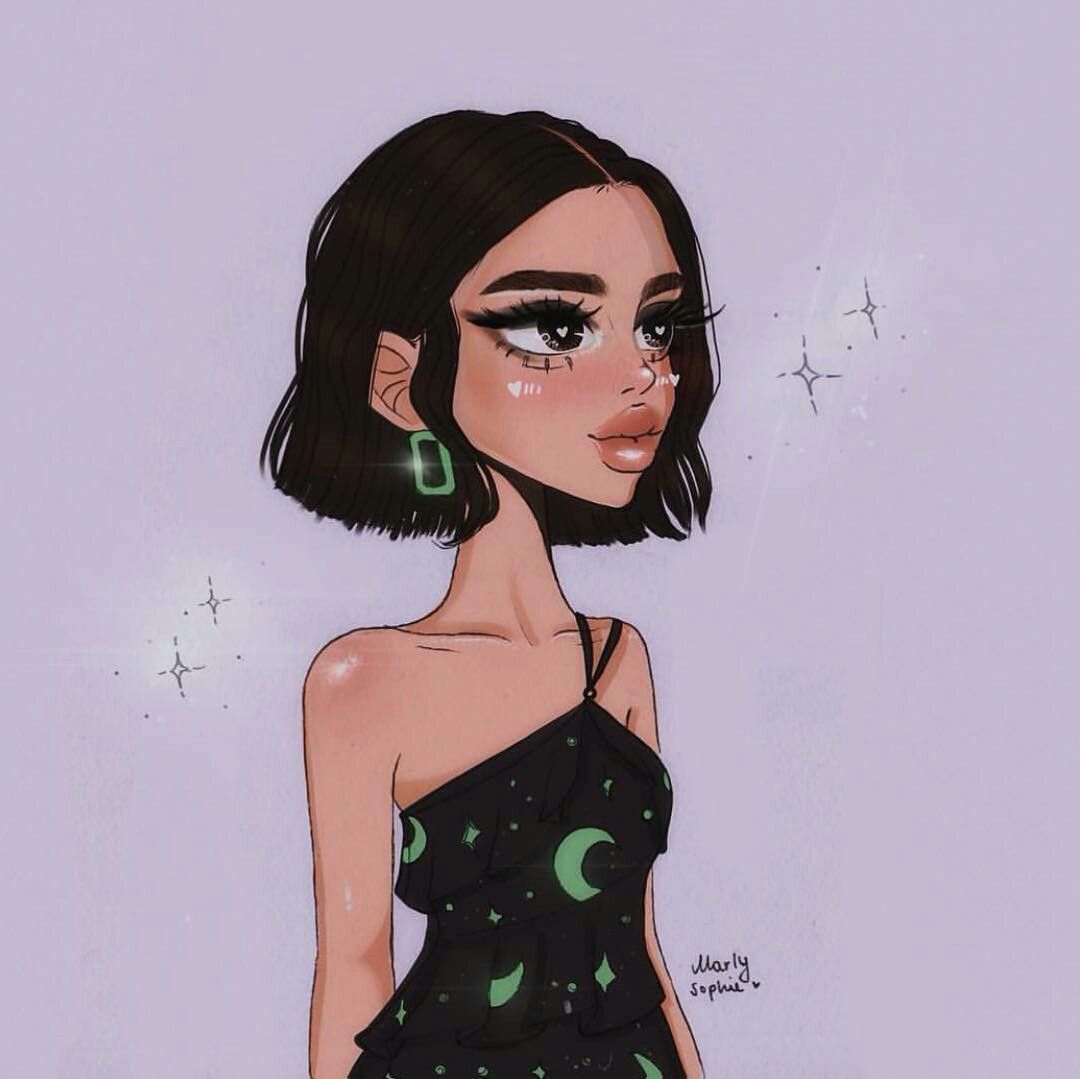 Dua Lipa. Girls cartoon art, Girly art, Art girl
