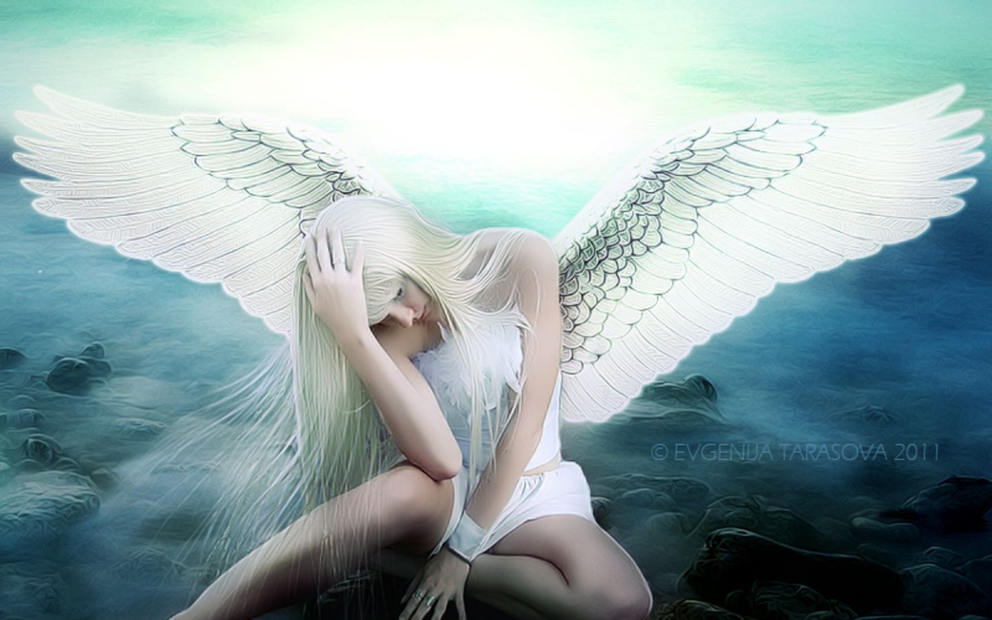 Angels Beautiful Angels HD Wallpaper