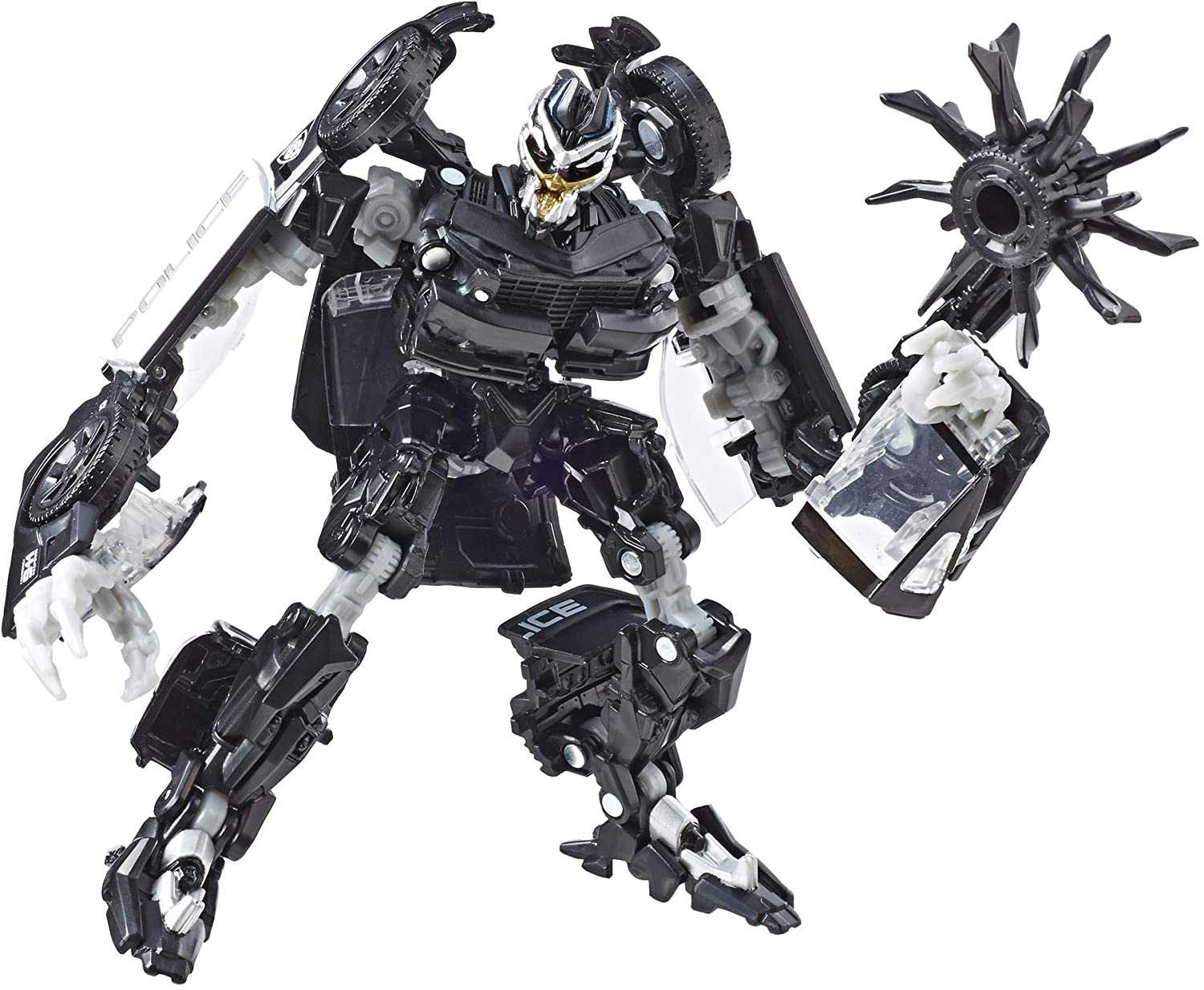 Transformers Studio Series 28 Deluxe Class Movie 1 Barricade Action Figure: Toys & Games