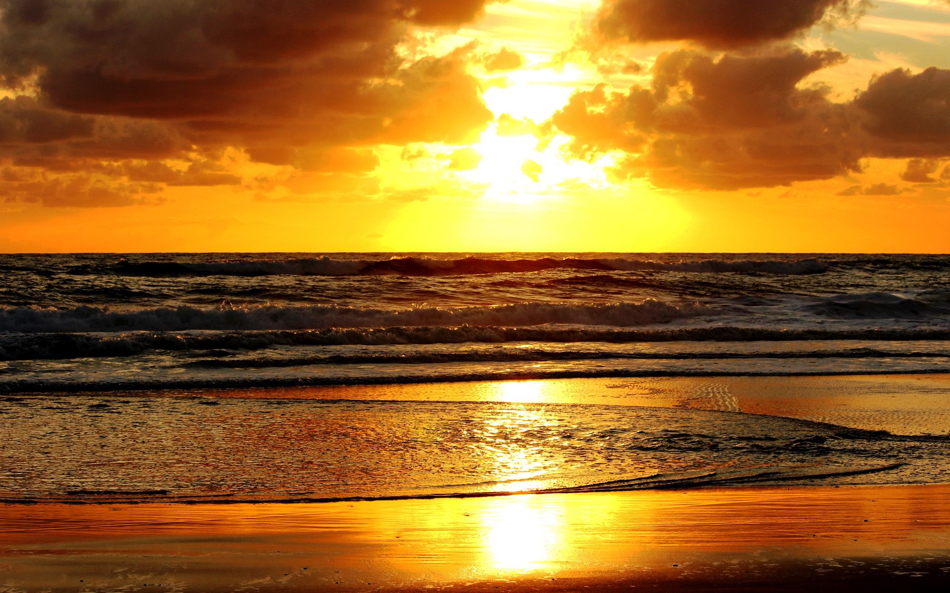 Most Downloaded Sunset Scenery Image Yellow Sunset